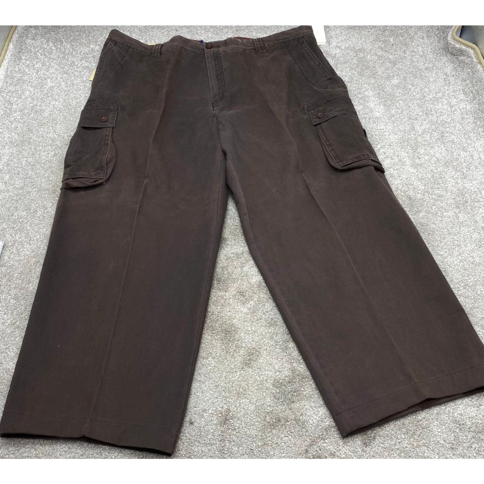 Izod NWT Izod Cargo Pants Mens 42x27 Brown Rock Washed Metrix Fit Pockets Cargo Straight Mens 42 Brown Izod Rock Washed Metrix Fit Casual Pants Size US 42 / EU 58 - 2 Thumbnail