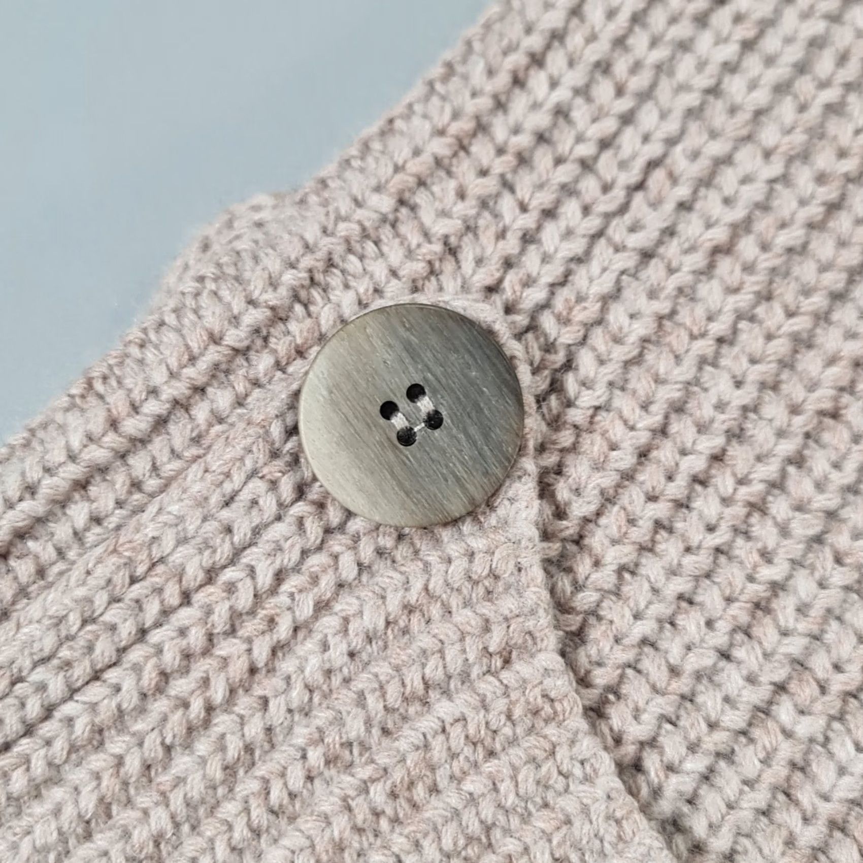 Vintage Cashmere Silk Company Jumper Women Small Beige Mock Neck Knit Pullover Size S / US 4 / IT 40 - 4 Thumbnail