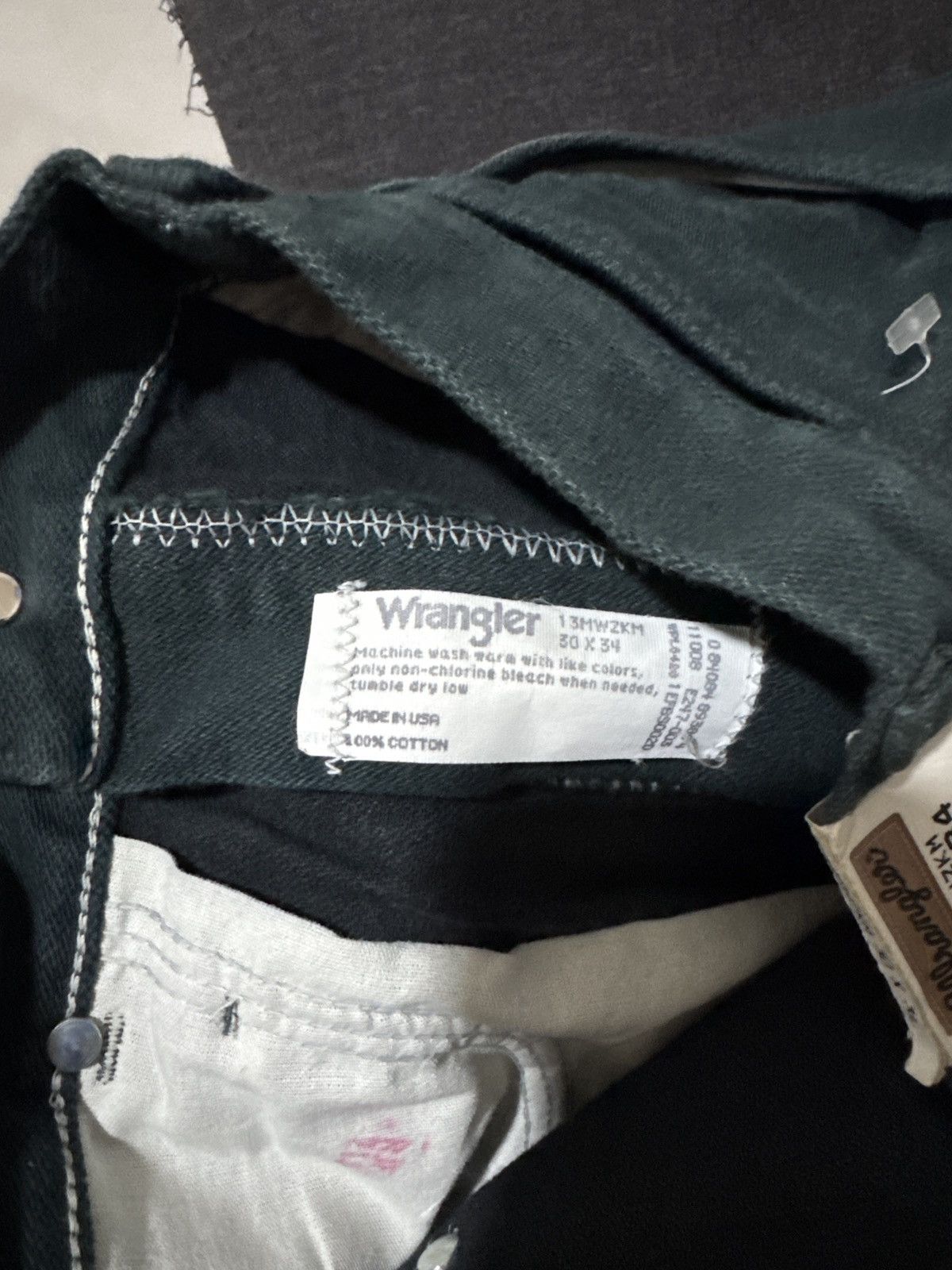 Wrangler Wrangler 13MWZ Cowboy Cut Green Jeans USA 30x34 Size US 30 / EU 46 - 4 Thumbnail