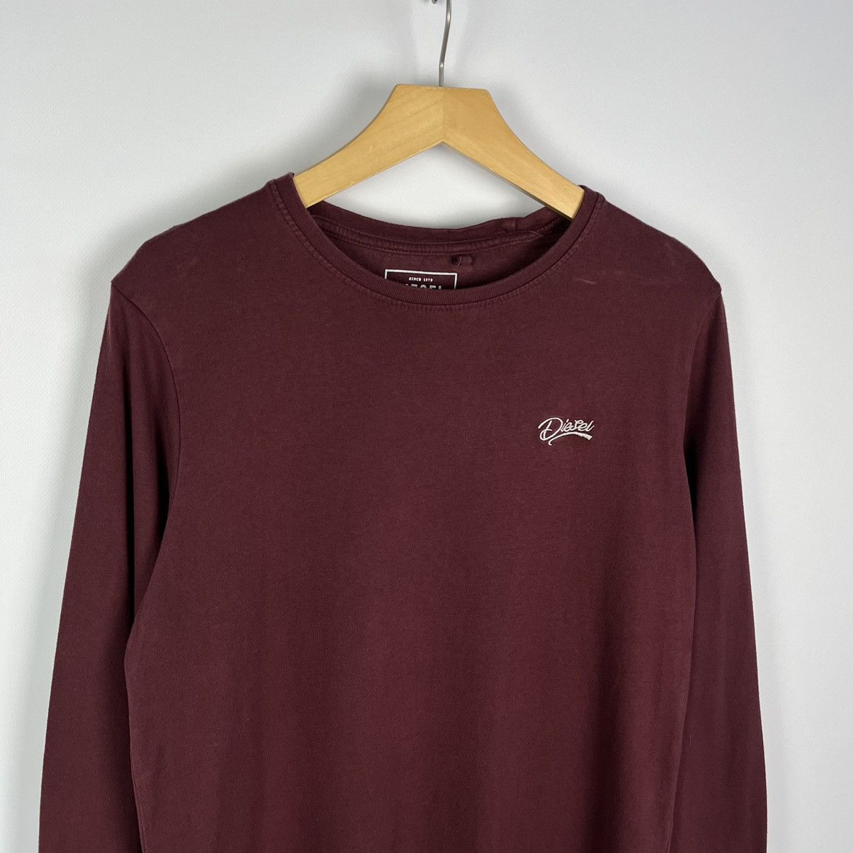 Diesel Diesel luxury long sleeve t-shirt size M red Size US M / EU 48-50 / 2 - 2 Thumbnail