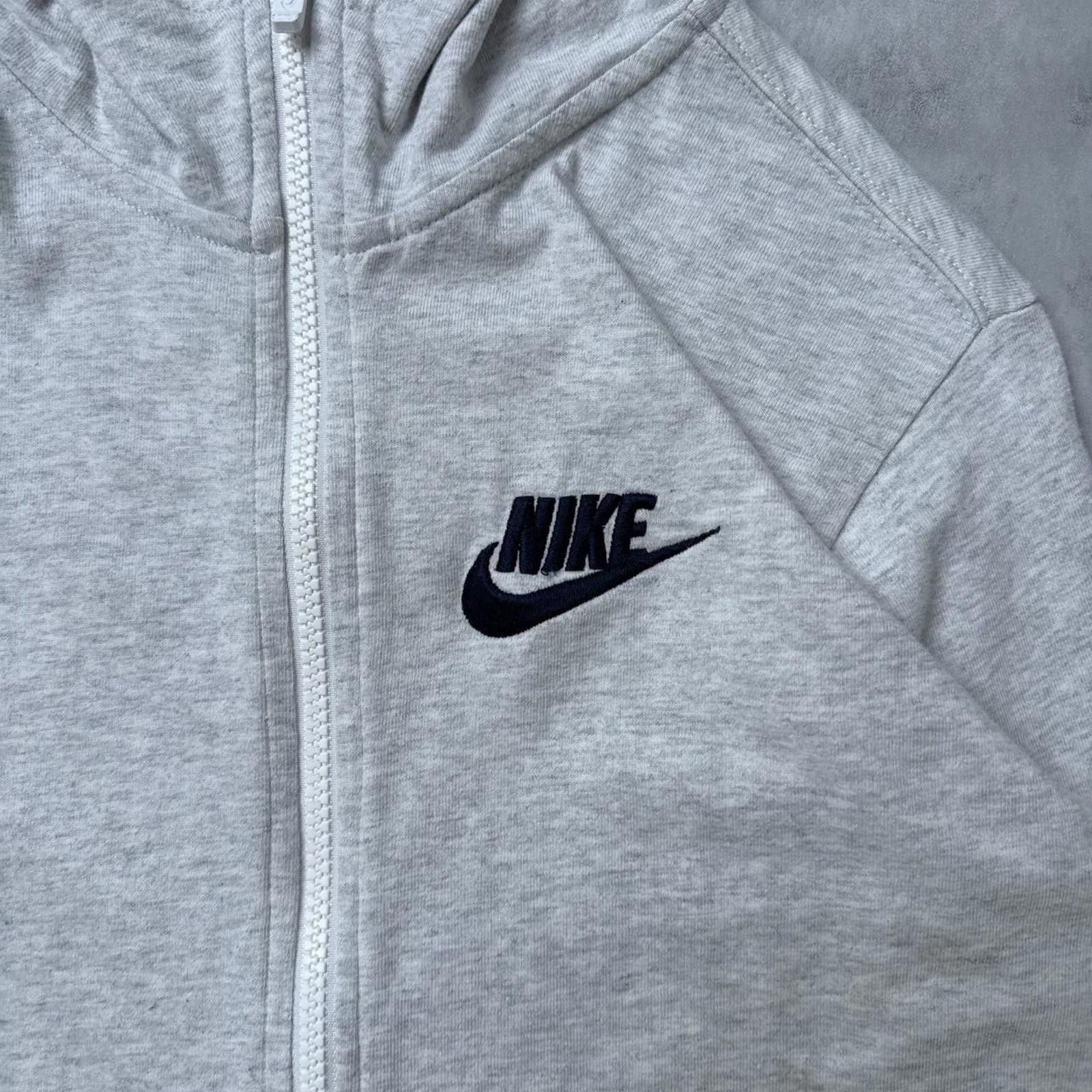 Nike Y2K Nike Gray Hoodie Zip Up Vintage Jacket Size US M / EU 48-50 / 2 - 5 Thumbnail