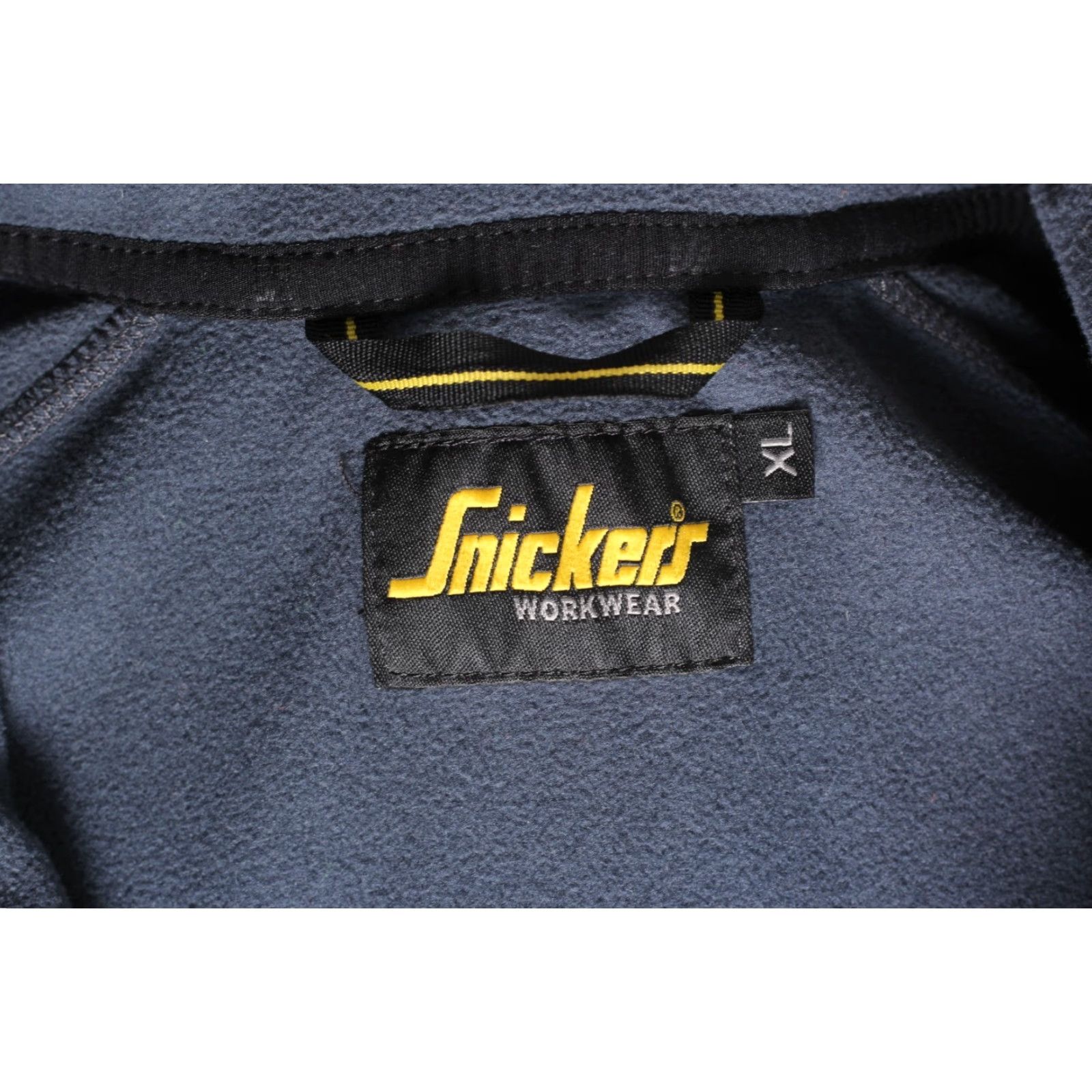 Kickers Snickers 8004 AllroundWork 37.5 Fleece Jacket Men Size XL Blue Logo Zipped Pockets Mid-Length Casual Workwear Jacket Mens XL Blue Size US XL / EU 56 / 4 - 5 Thumbnail