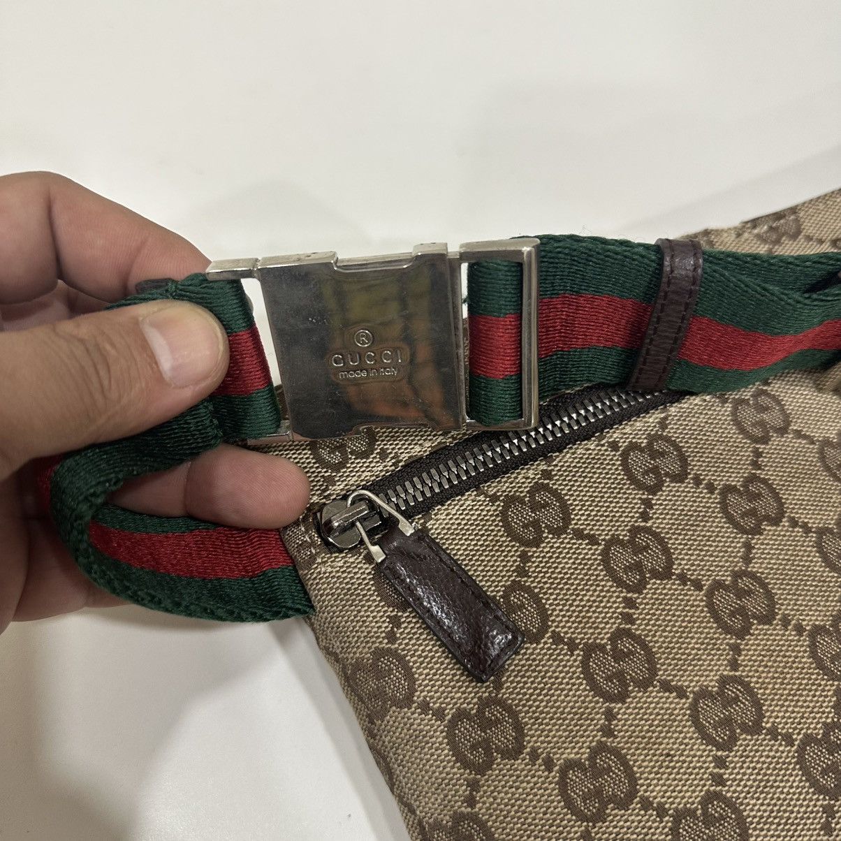 Gucci GUCCI GG CANVAS DOUBLE POCKET FANNY PACK BUMBAG 26 Size ONE SIZE - 10 Thumbnail