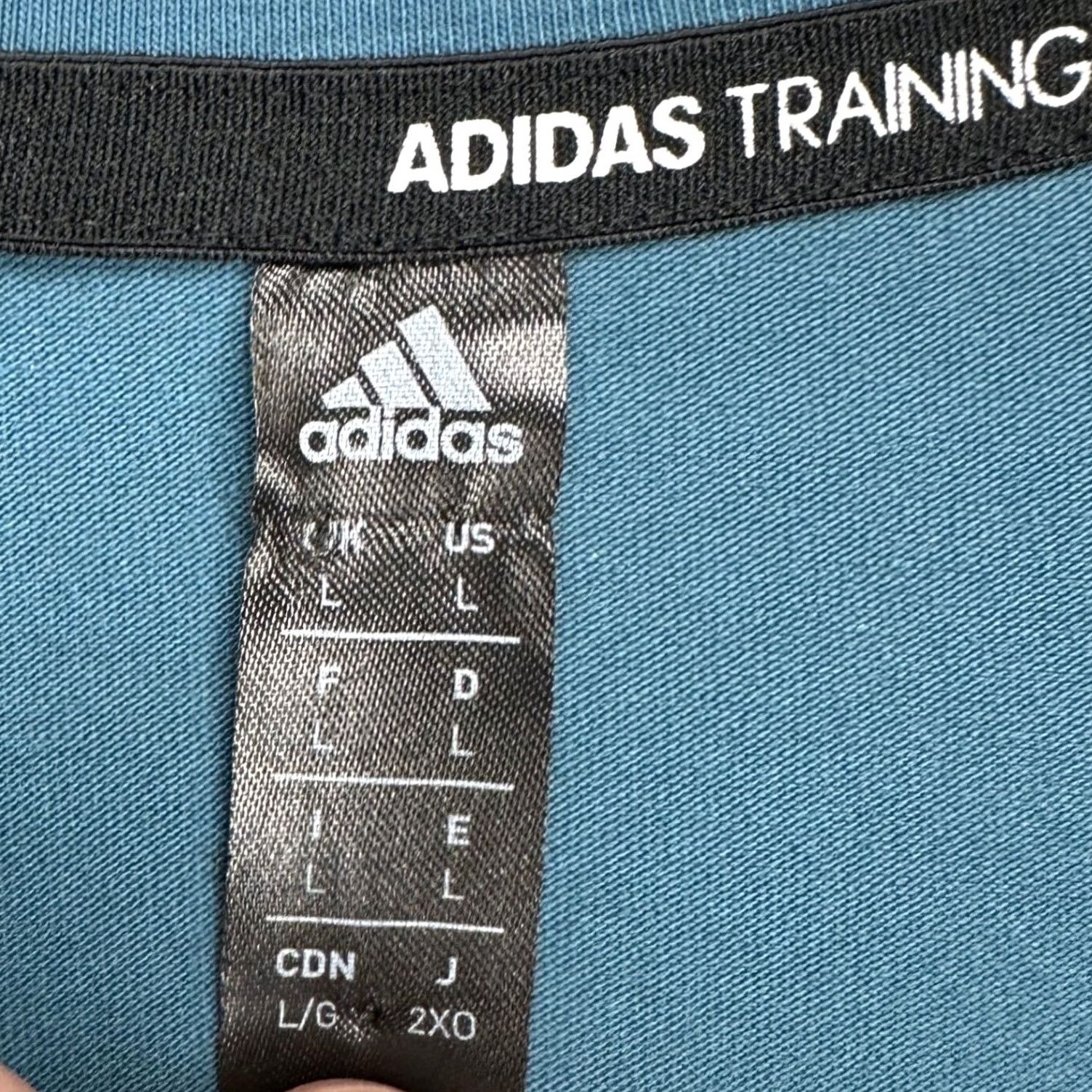 Adidas Adidas Peloton Mens Training T-Shirt Short Sleeve Blue Large Crew Neck Stretch Breathable Polyester Cotton Spandex - Regular Size L Shirts Men Size US L / EU 52-54 / 3 - 4 Thumbnail