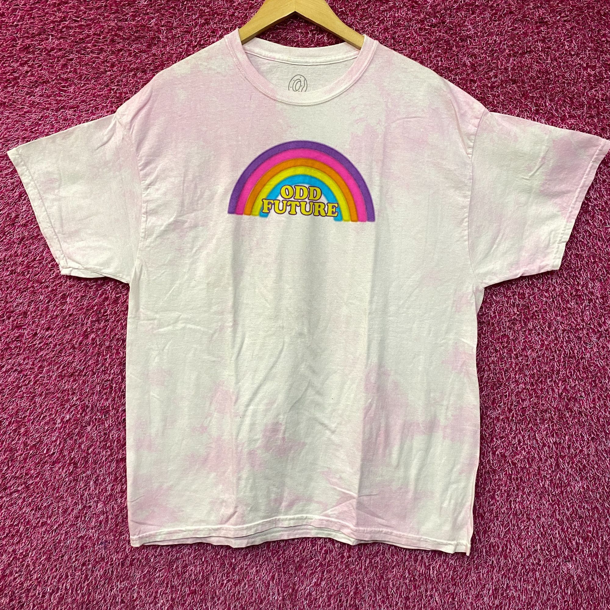 Odd Future Odd Future Rainbow Pink Tie Dye Womens T Shirt Medium Size US M / EU 48-50 / 2 - 1 Thumbnail