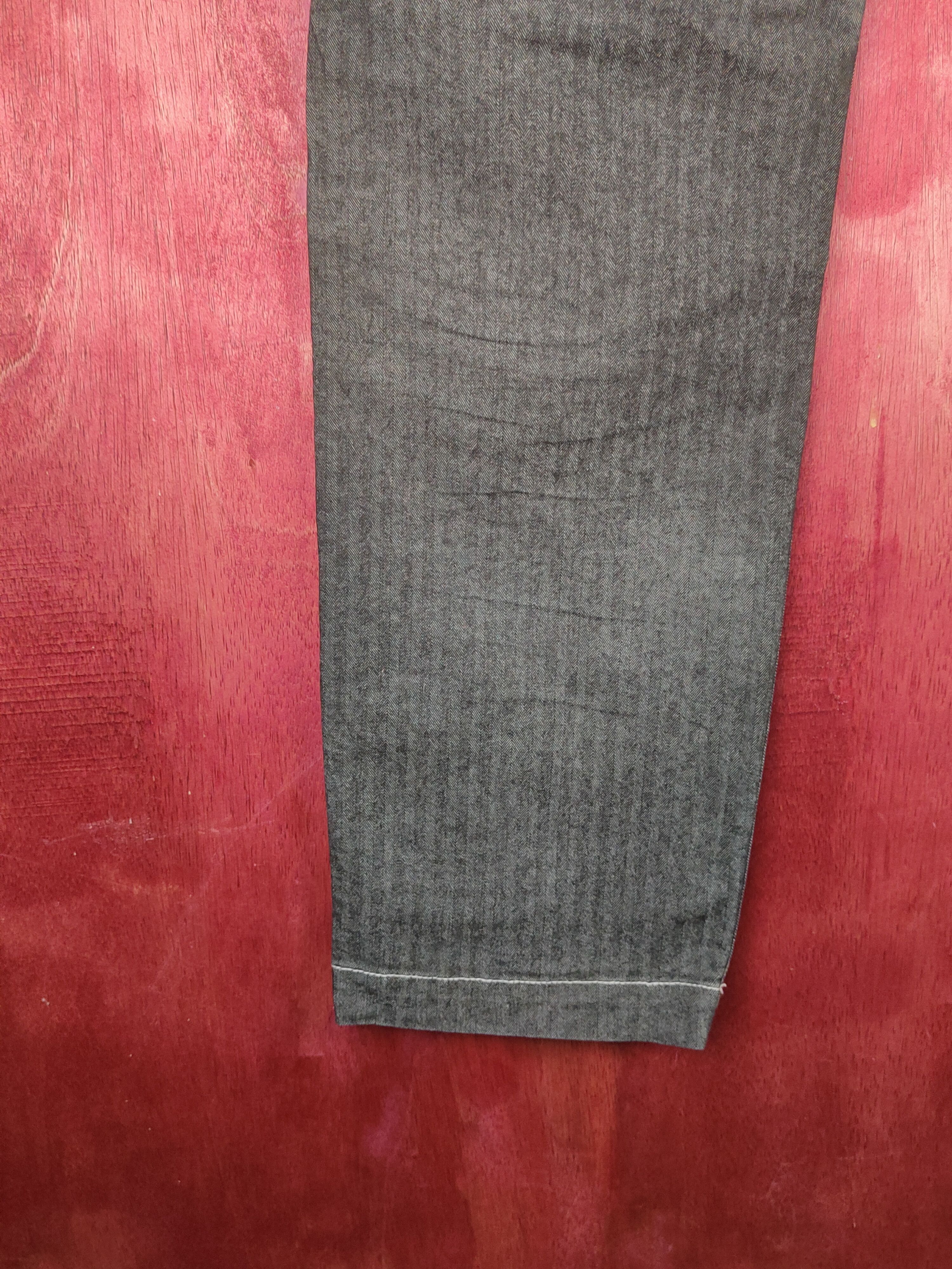 Japanese Brand Dogman Black Faded Multipocket Soft Jeans #S1877 Size US 35 - 9 Thumbnail