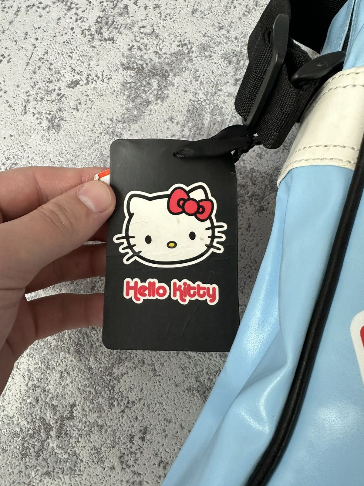 Japanese Brand Vintage Hello Kitty Blue Shoulder Bag Rare Sanrio Japan Size ONE SIZE - 5 Thumbnail