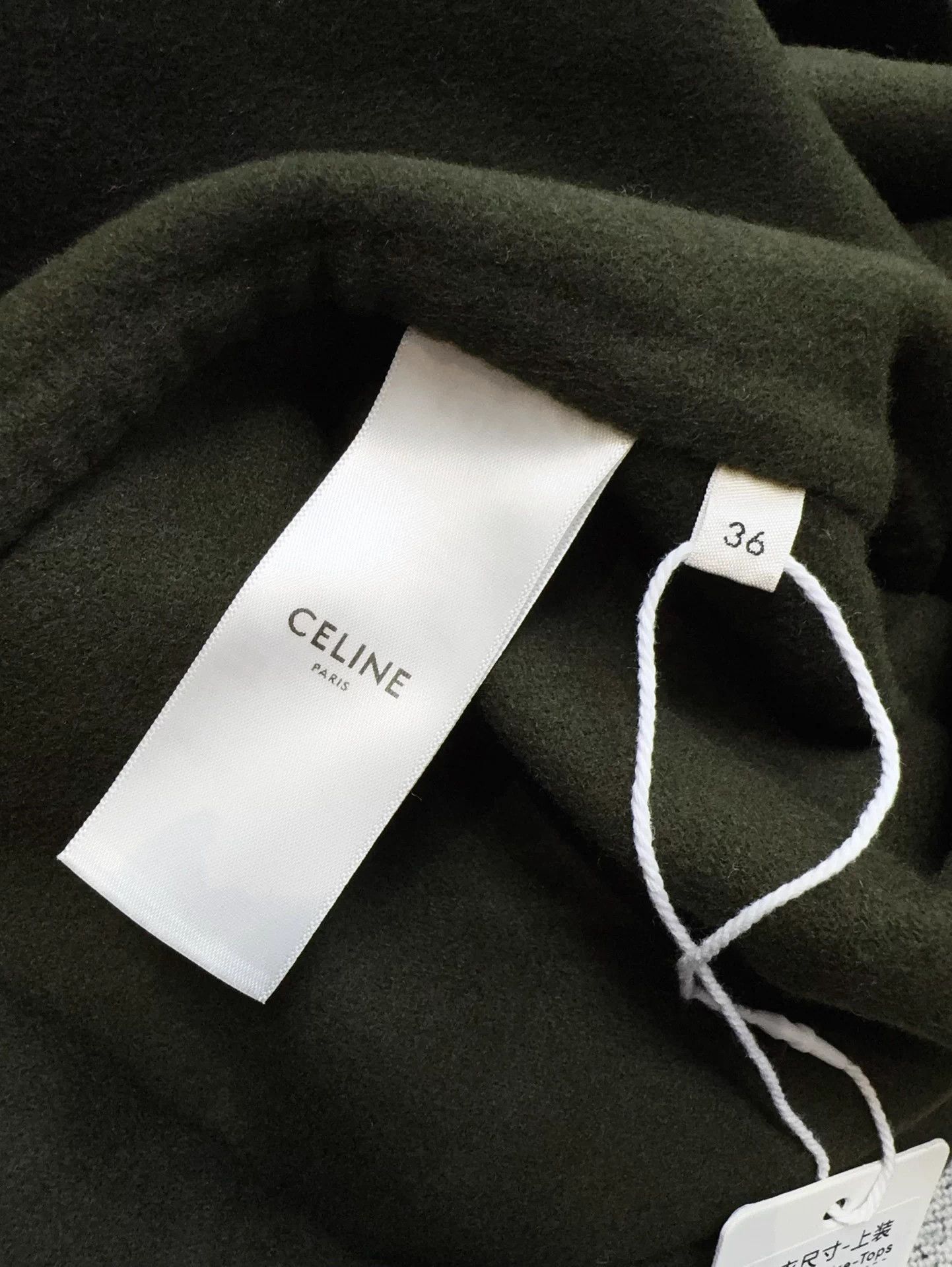 Celine Celine Emerald Cashmere Coat Gold Button 36 Size XS / US 0-2 / IT 36-38 - 7 Thumbnail