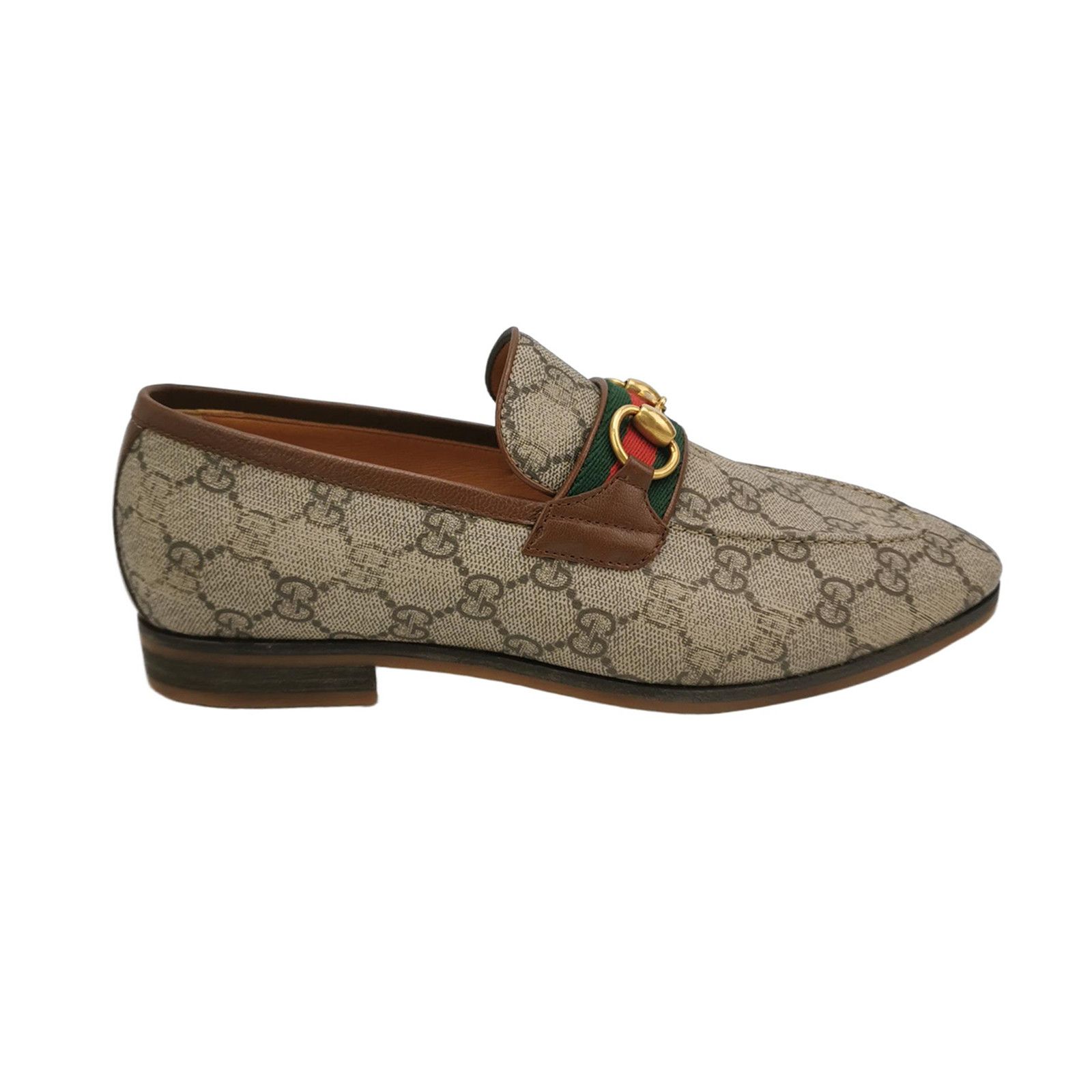Gucci Gucci GG Canvas Horsebit Loafers 39 Size US 6 / EU 39 - 1 Thumbnail