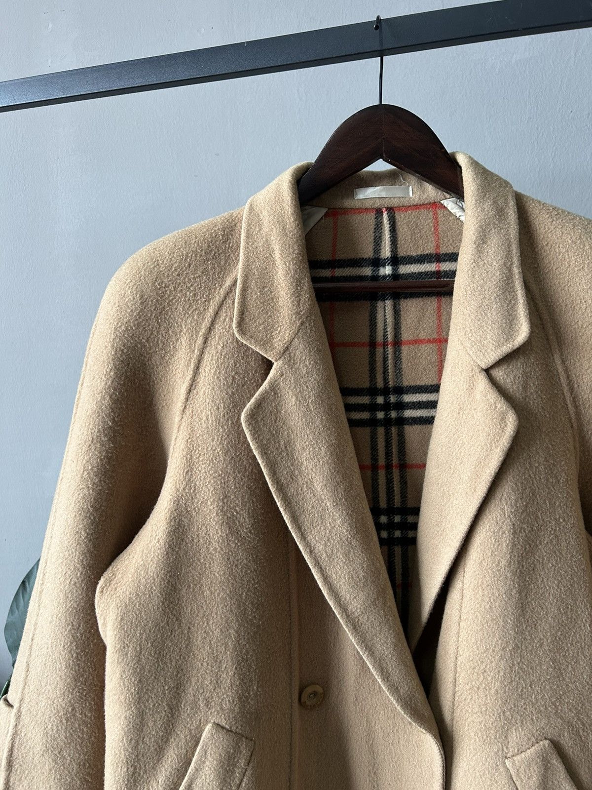 Burberry Burberry NovaCheck Wool Coat Size US L / EU 52-54 / 3 - 3 Thumbnail