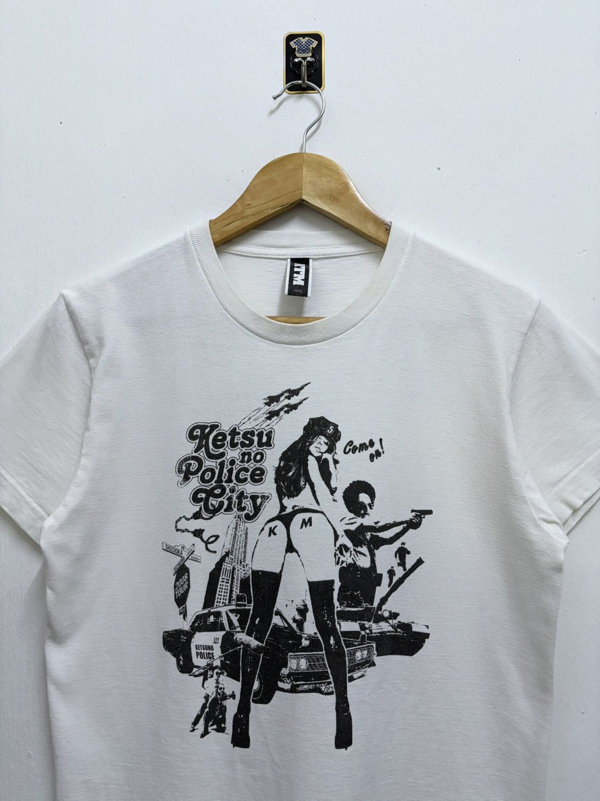 Hysteric Glamour 2000's KTM " No Police City " / Hysteric Glamour T-Shirt Size US S / EU 44-46 / 1 - 3 Thumbnail