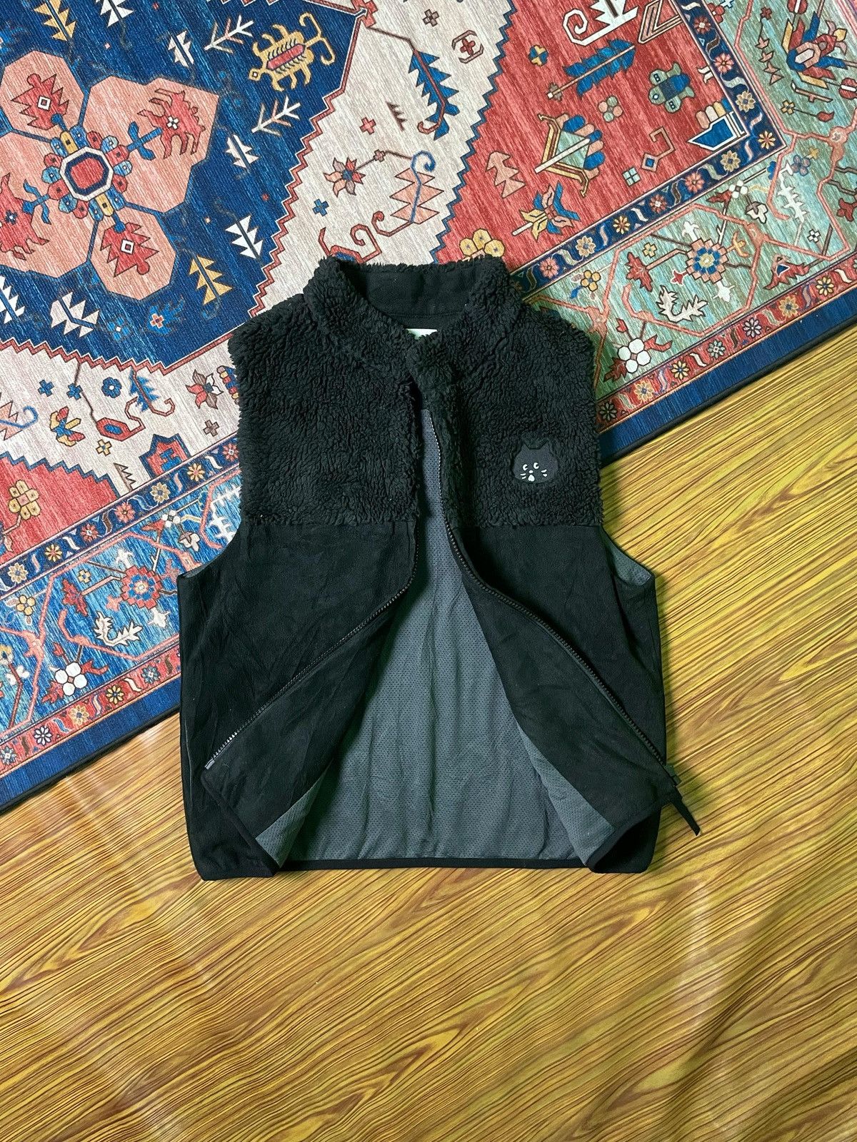 Issey Miyake × Japanese Brand × Ne-Net Ne net Nya logo Sherpa Vests Size US M / EU 48-50 / 2 - 2 Thumbnail