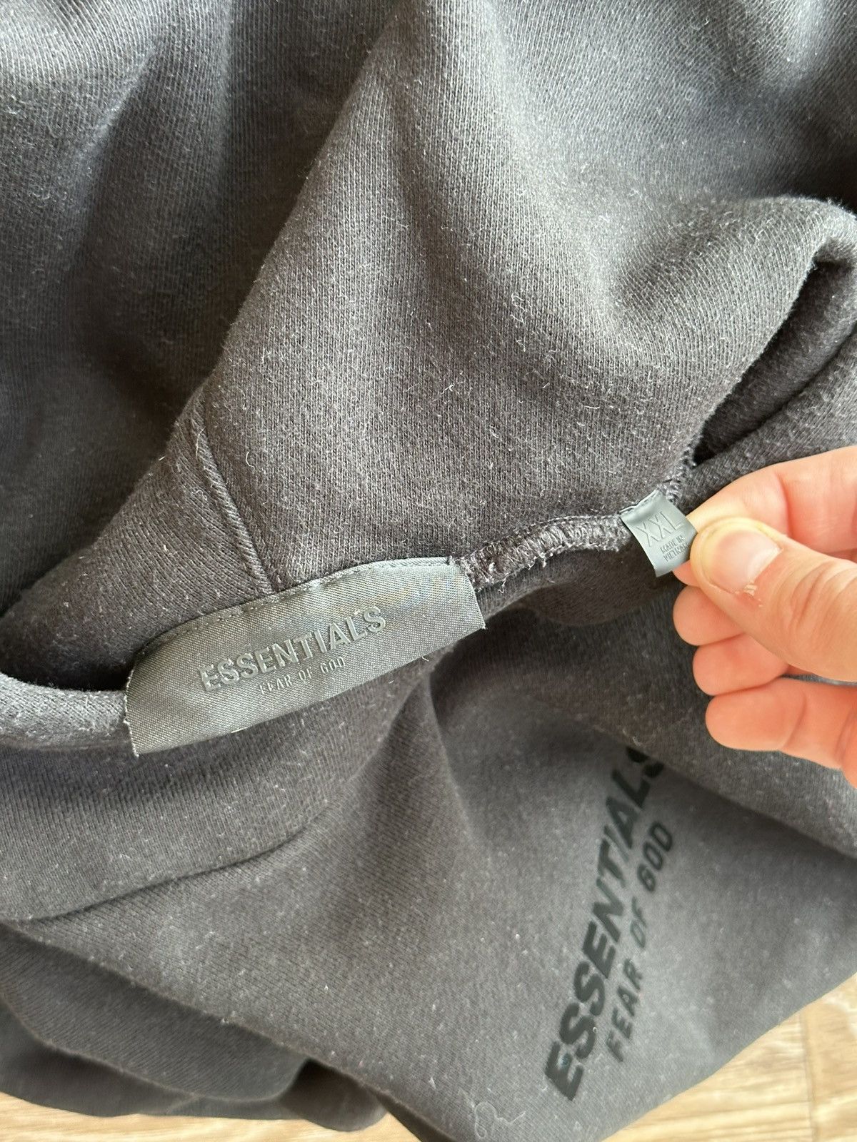 Essentials 🔥 Essentials Fear of God Oversized Hoodie Sweatshirt Logo Size US XXL / EU 58 / 5 - 5 Thumbnail