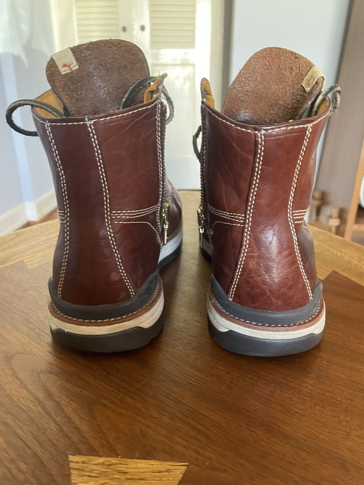 Visvim Visvim 7 Hole Moc Toe Leather Boots Size US 9.5 / EU 42-43 - 4 Thumbnail