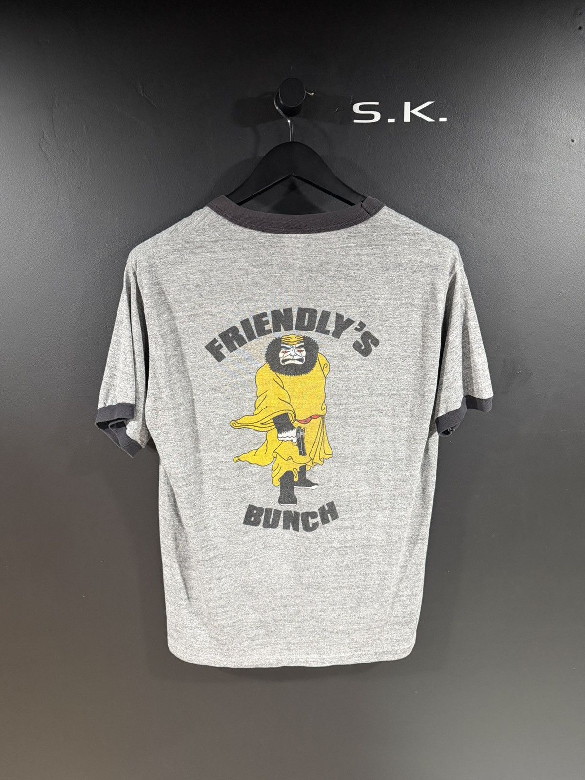 Vintage 1980s Vintage Gun Rare Single Stitch Grunge Ringer Tee XL Size US XL / EU 56 / 4 - 6 Thumbnail