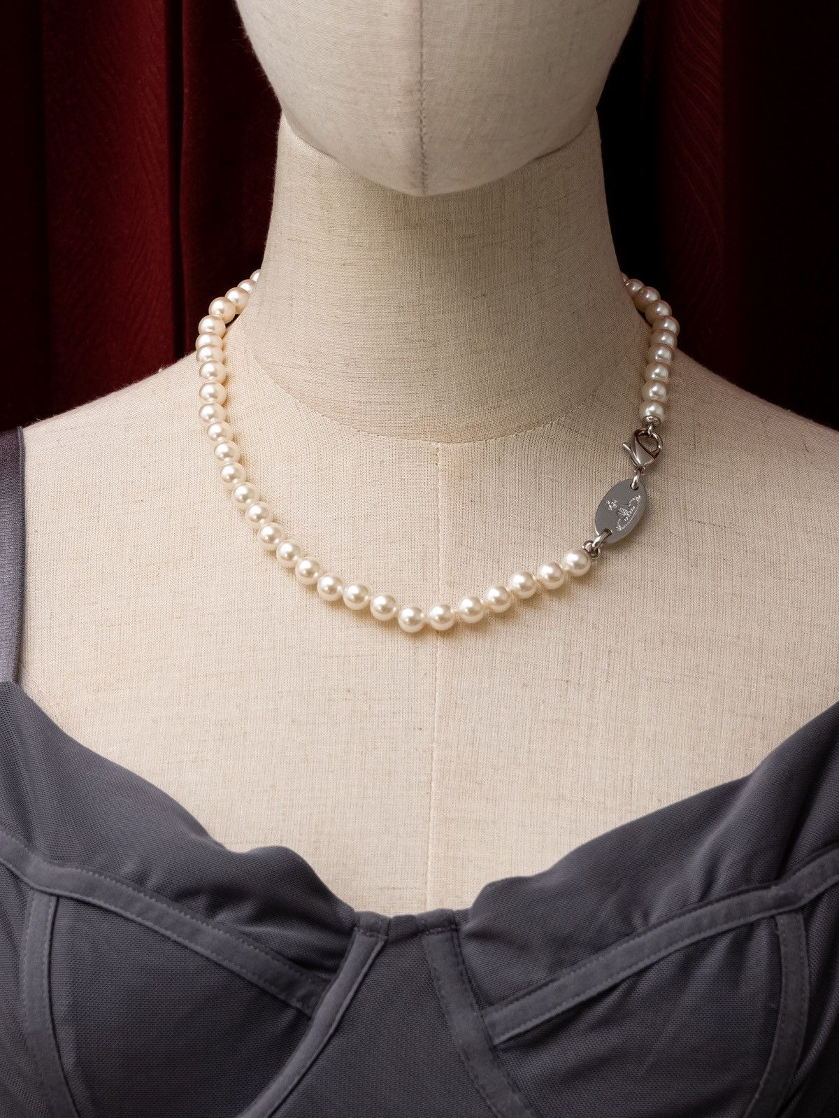Vivienne Westwood Vivienne Westwood MAN Stuart Faux Pearl Necklace Size ONE SIZE - 6 Thumbnail