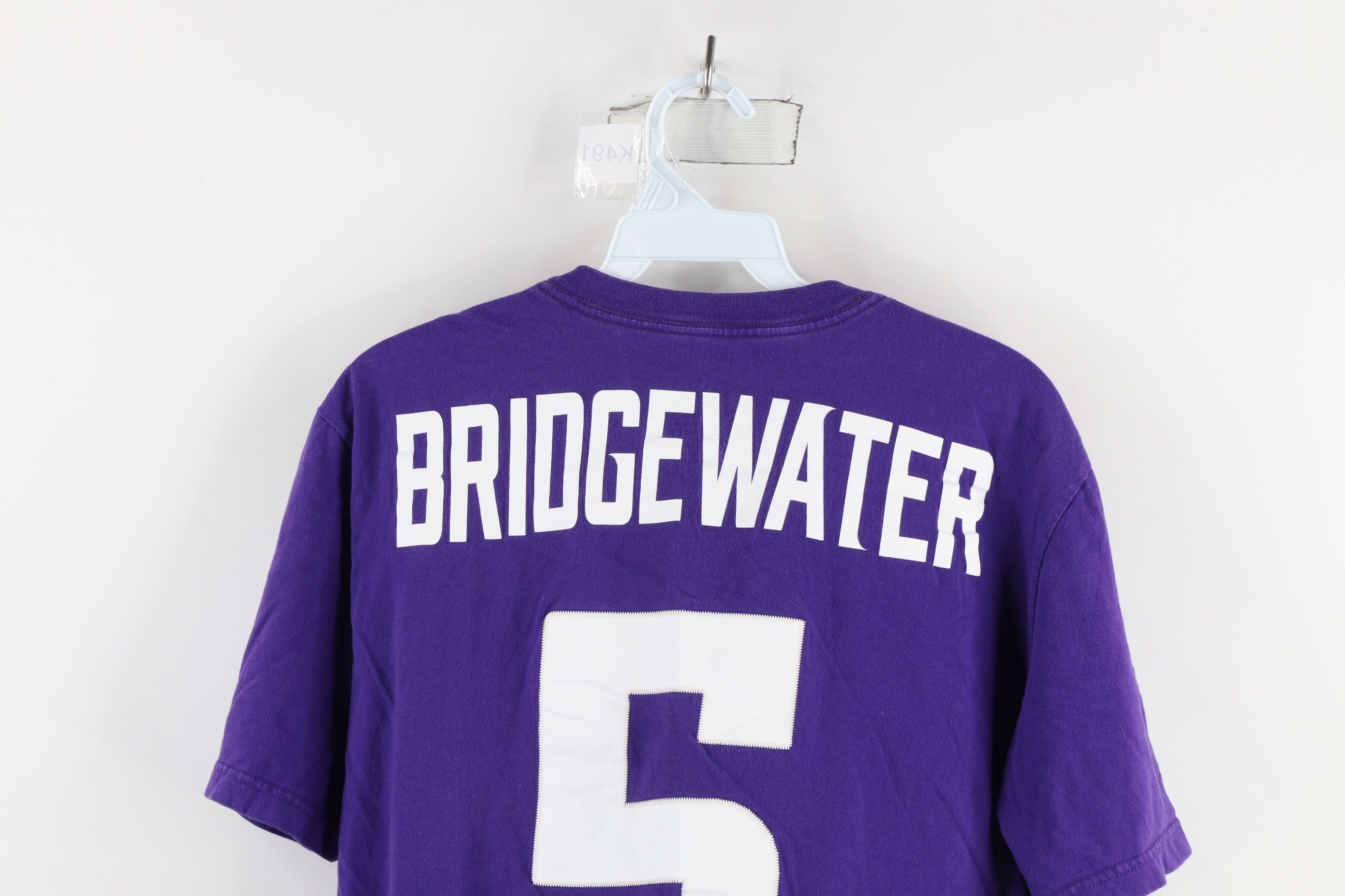 Nike × Vintage Nike Teddy Bridgewater Minnesota Vikings Football T-Shirt Size US M / EU 48-50 / 2 - 13 Thumbnail