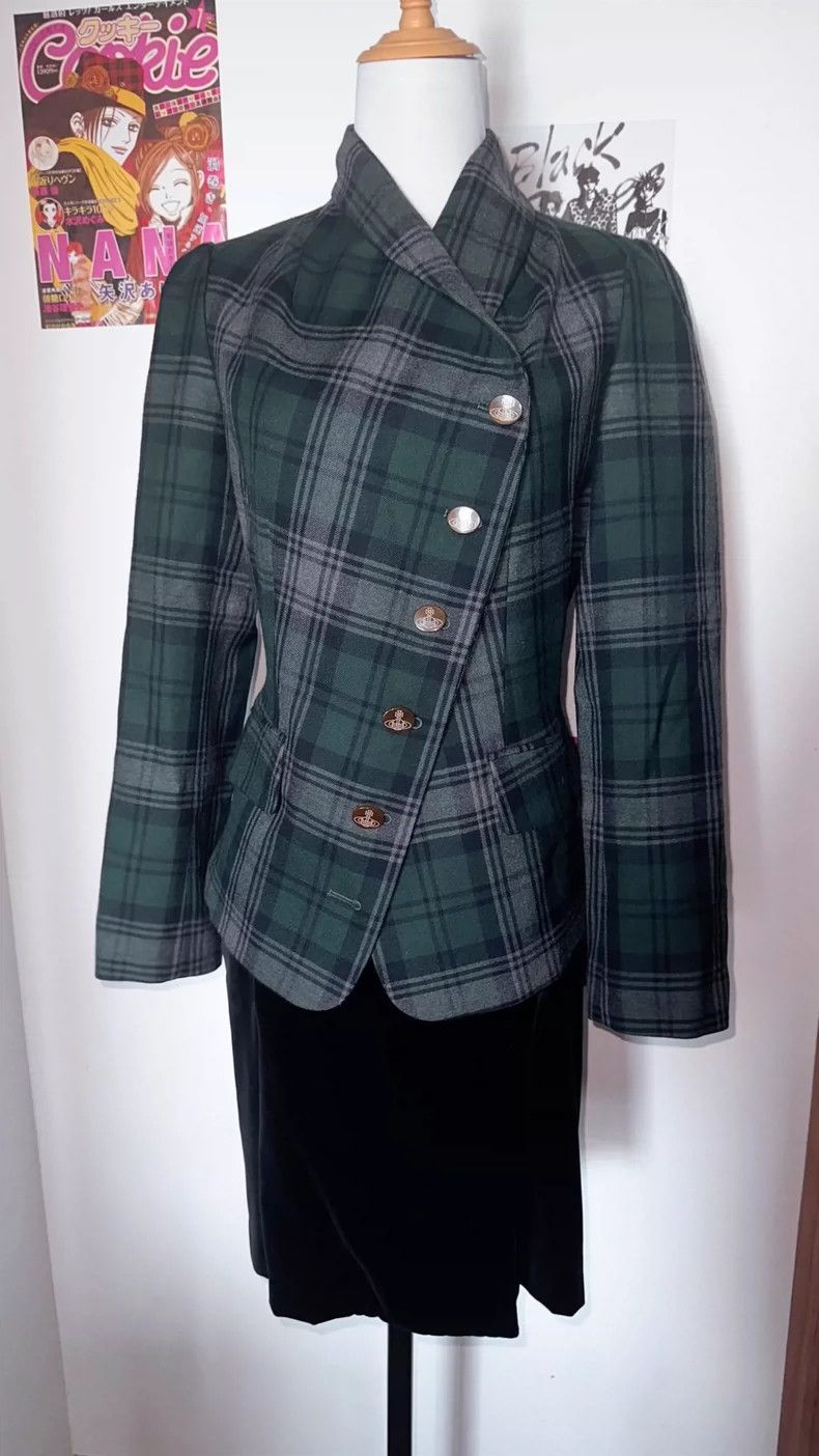 Vivienne Westwood Vivienne Westwood Green Geelong side-slip suit Size M / US 6-8 / IT 42-44 - 5 Thumbnail