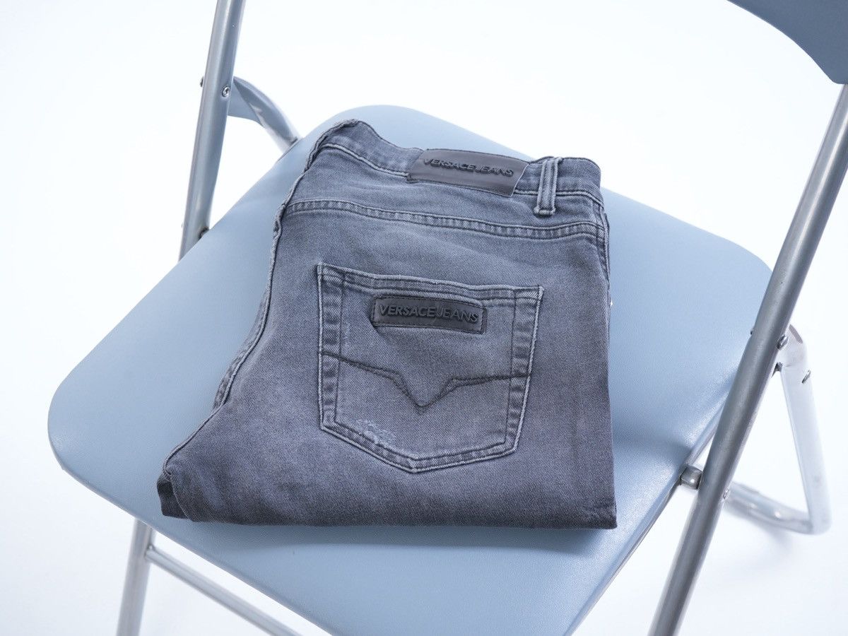 Versace Jeans Couture Versace Jeans Couture Gray Washed Jeans Size US 30 / EU 46 - 1 Thumbnail