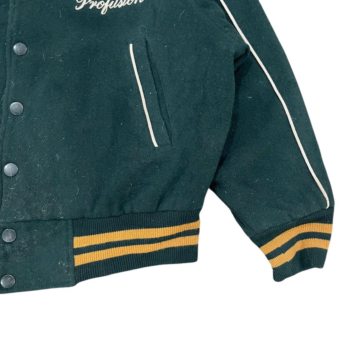Sports Specialties Vintage Profusion Sportswear Snap Button Wool Bomber Jacket Size US M / EU 48-50 / 2 - 6 Thumbnail