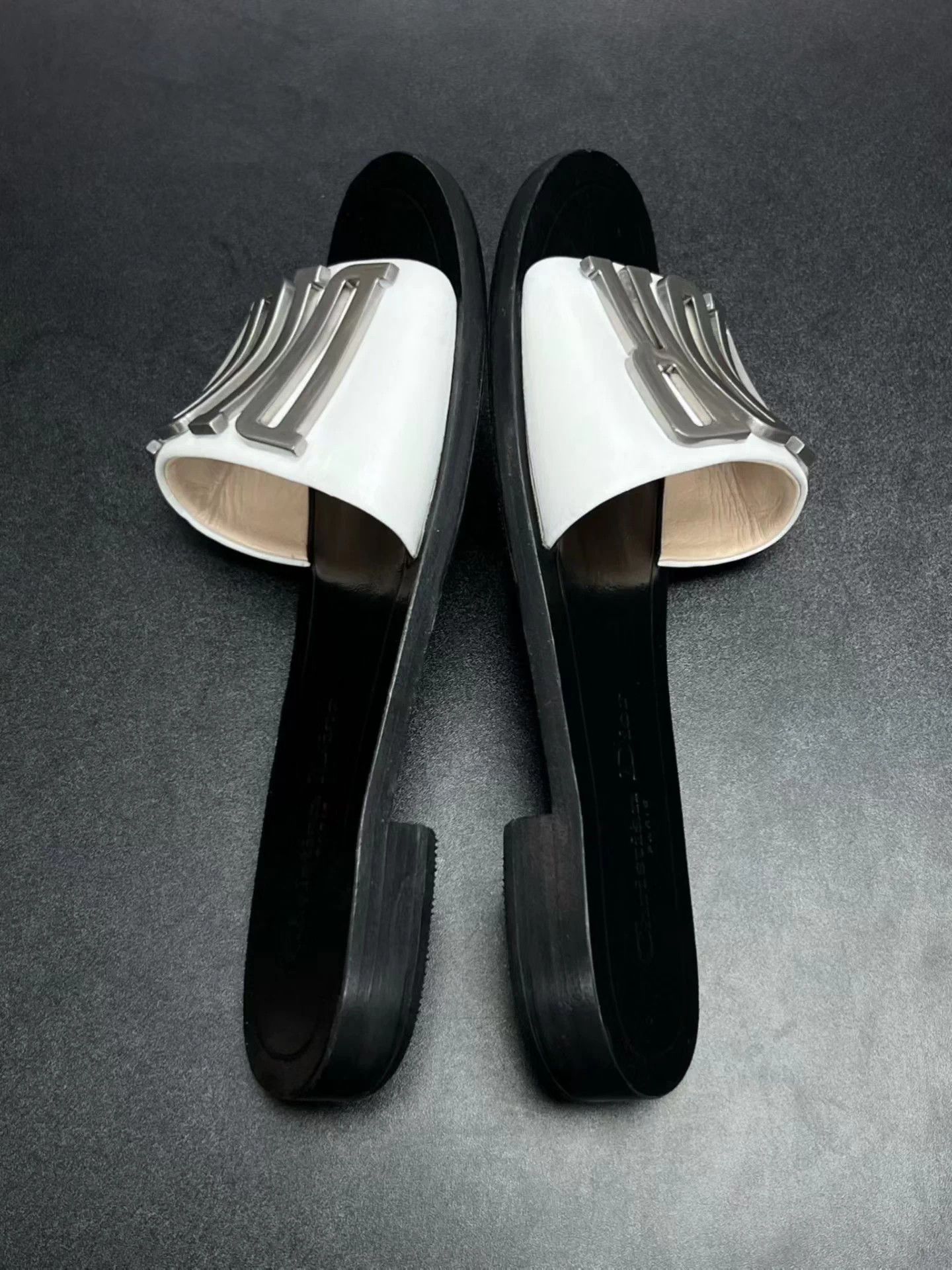 Dior DIOR Logo Slide Sandals 37 EUR Resoled Near Mint Size US 6.5 / IT 36.5 - 5 Thumbnail
