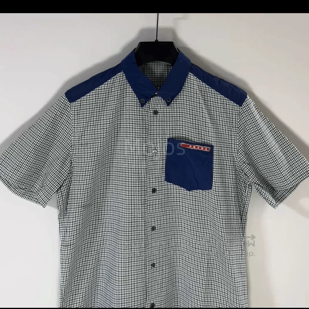 Prada Sz 39 Prada Plaid Joint Red Label Shirt. Size US M / EU 48-50 / 2 - 2 Thumbnail