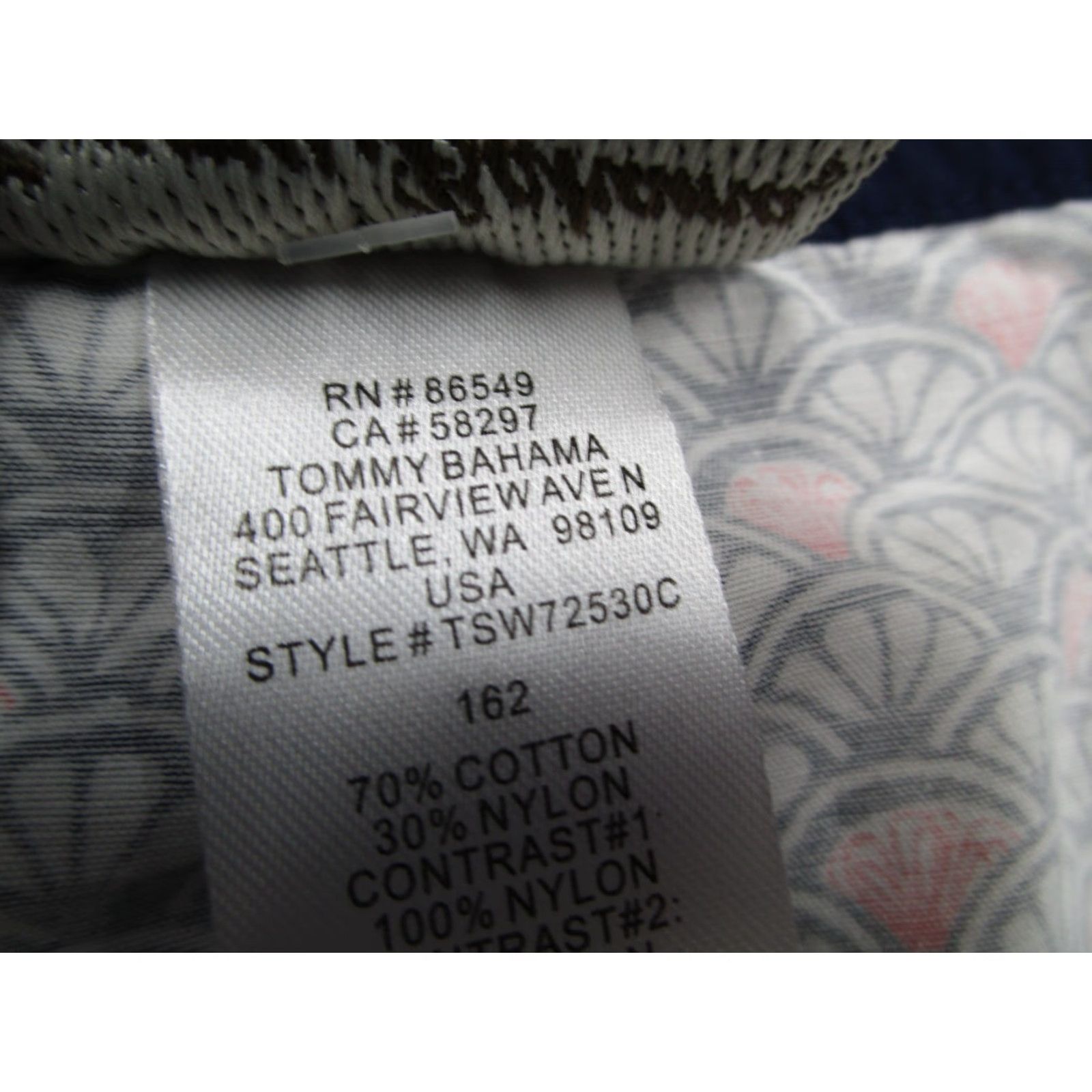 Tommy Bahama TOMMY BAHAMA Men Blue Paradise Provencial 5" Swim Trunks Trunks Size US 33 - 3 Thumbnail