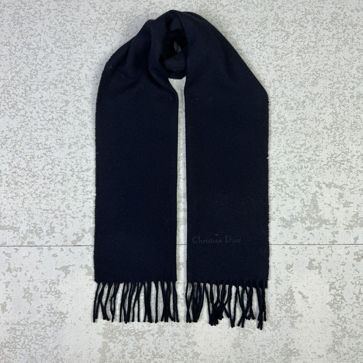 Christian Dior Monsieur Christian Dior Plain Scarf / Muffler / Neckwear - as009 Size ONE SIZE - 5 Thumbnail