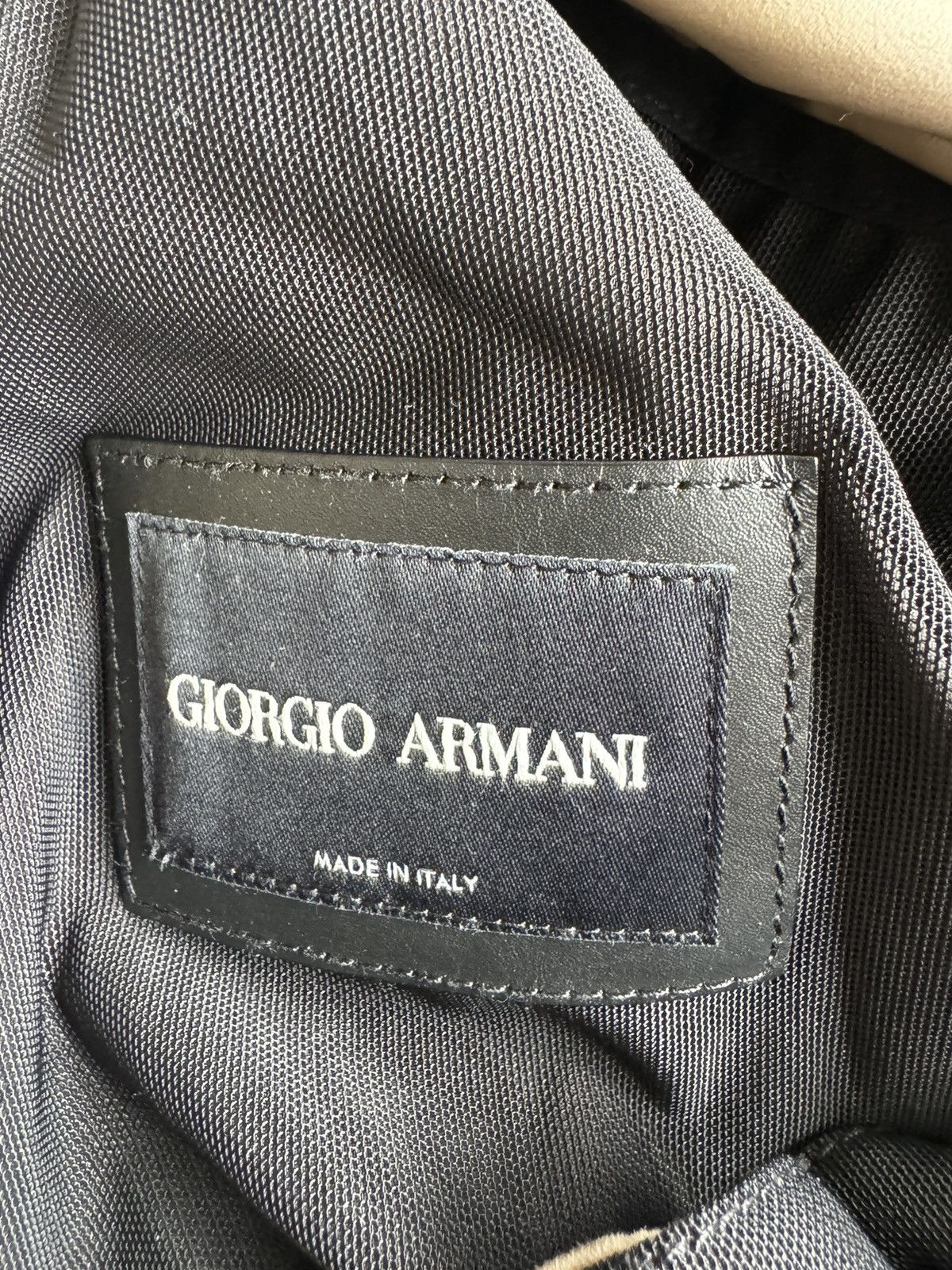 Giorgio Armani Giorgio Armani Goat Leather Blouson Jacket Size US L / EU 52-54 / 3 - 5 Thumbnail