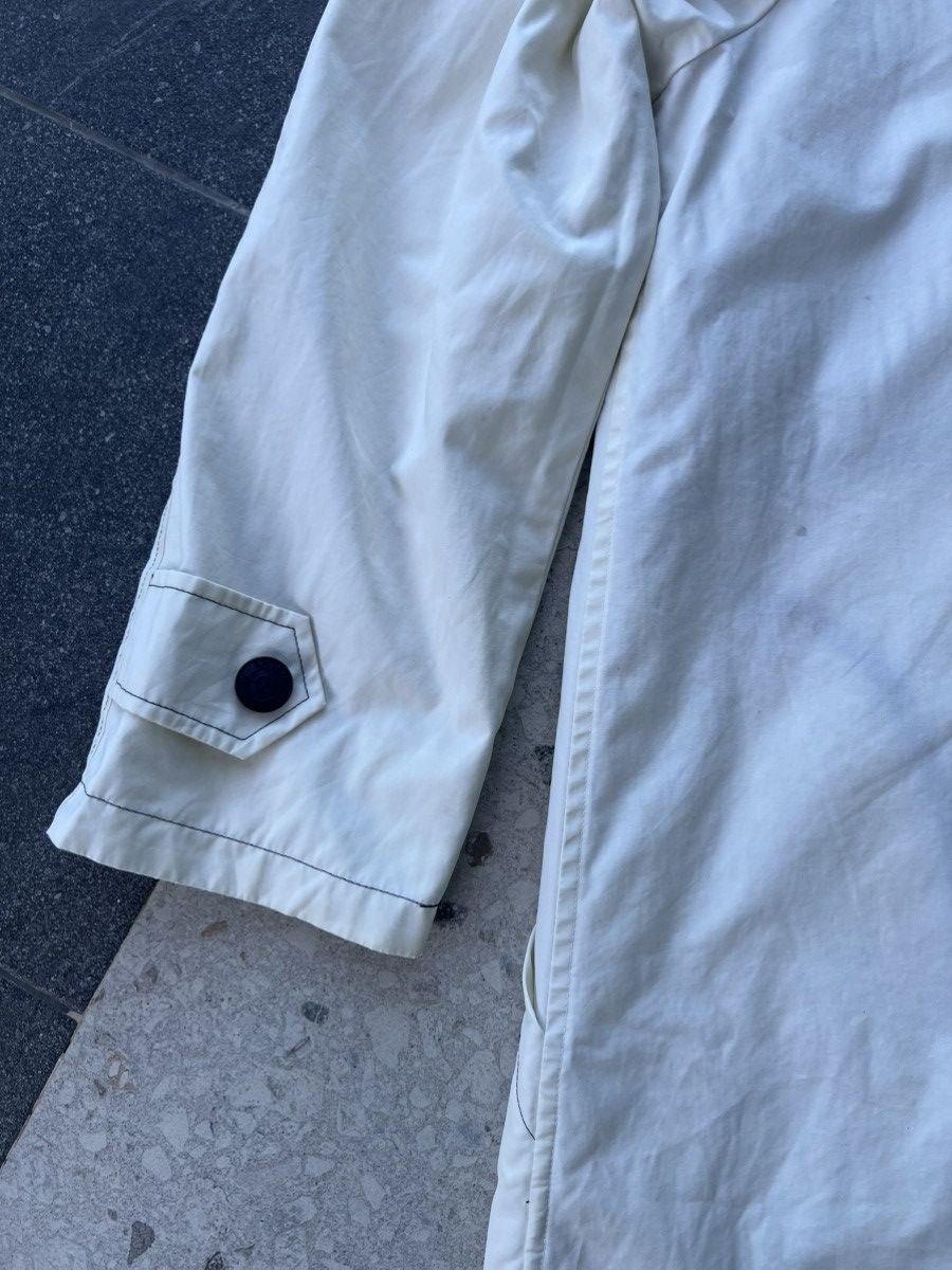Burberry × Vintage Burberrys Sports Coat 7 Cotton White FNA29-360 Size M / US 6-8 / IT 42-44 - 13 Thumbnail