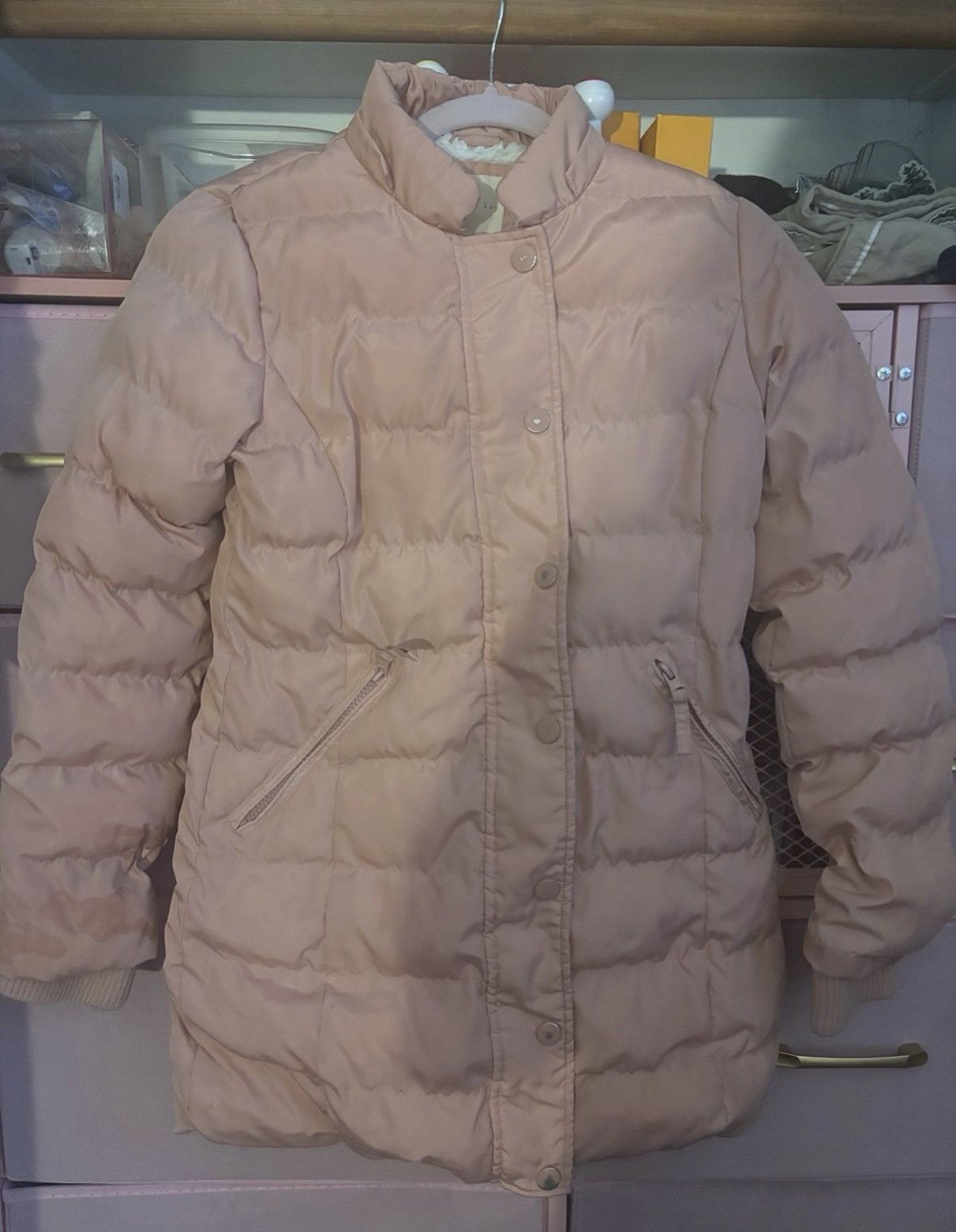 Other Light Rose Pink Puffer Jacket (Size Medium) Size M / US 6-8 / IT 42-44 - 1 Preview