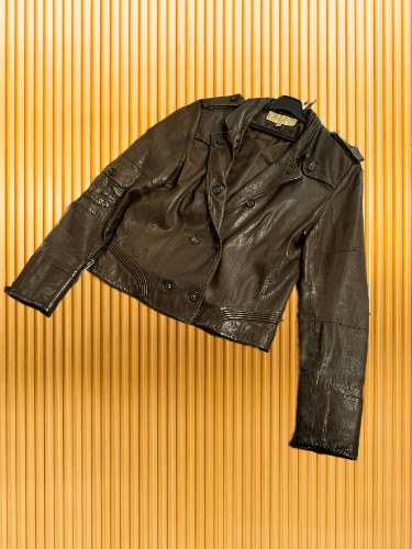 Karen Millen Karen Millen Leather Cropped Jacket size US 8 Size M / US 6-8 / IT 42-44 - 1 Thumbnail