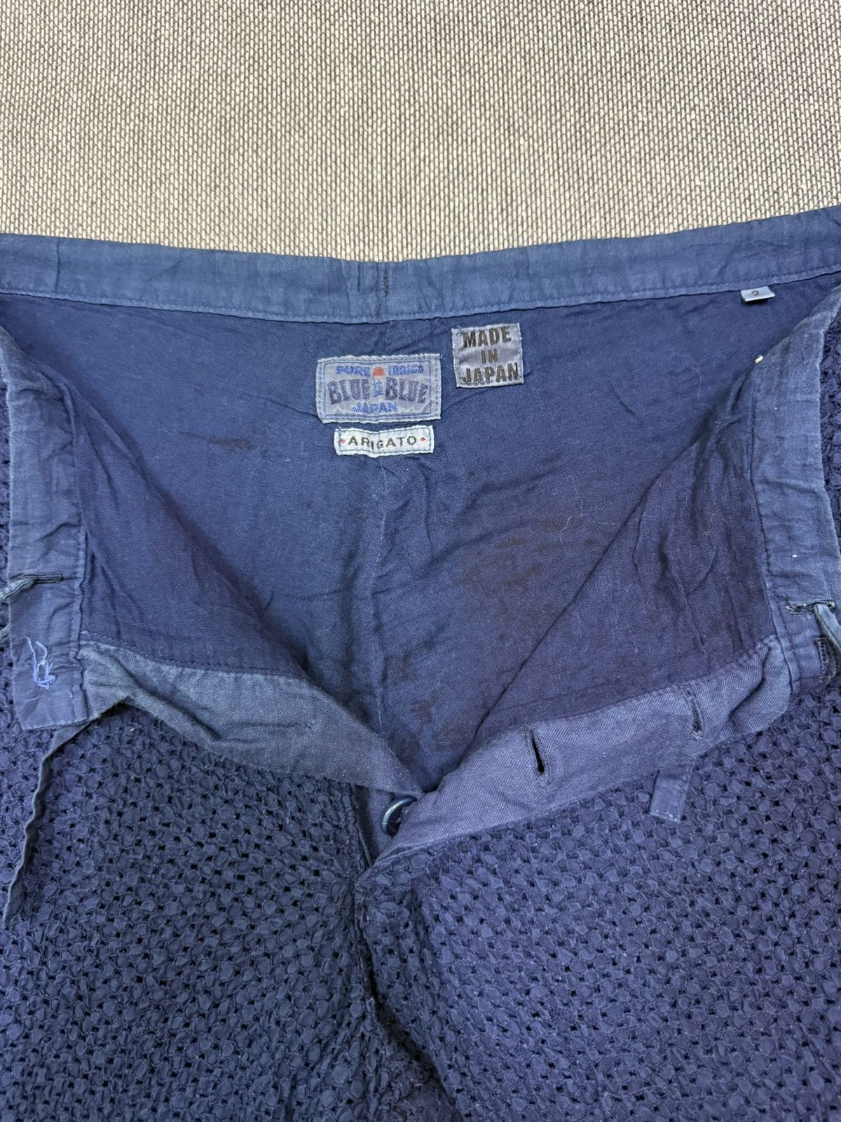 Blue Blue Japan Vintage Blue Blue Japan Indigo Textured Pants Size US 34 / EU 50 - 6 Thumbnail