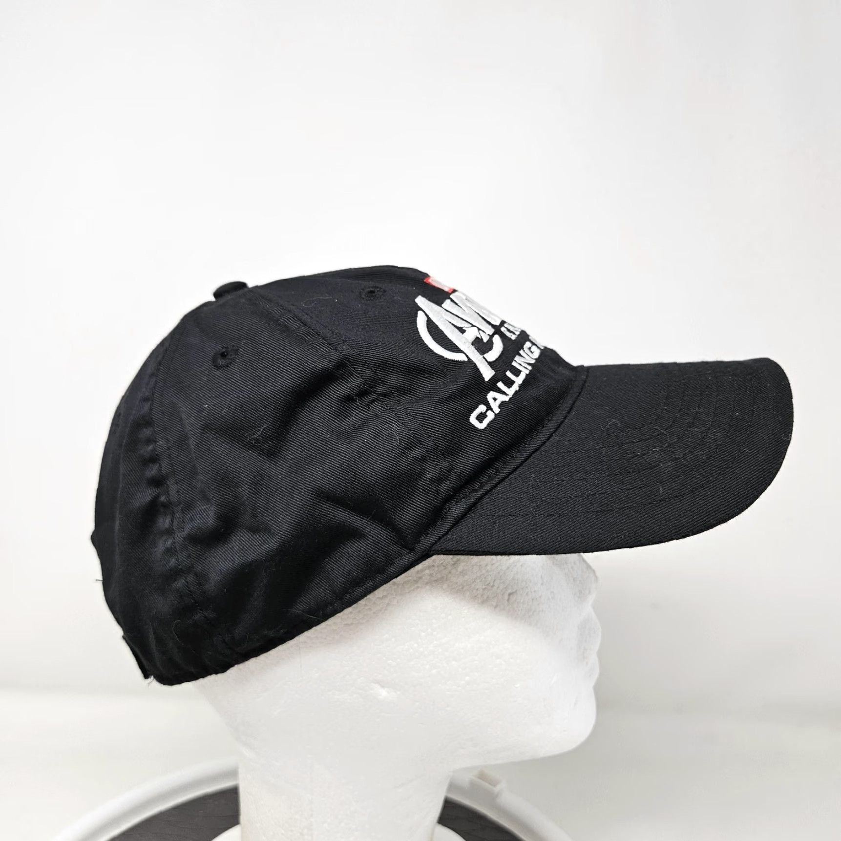 Vintage Marvel Avengers Endgame Hat Cap Strap Back One Size Black McDonalds Promo Mens Size ONE SIZE - 3 Thumbnail