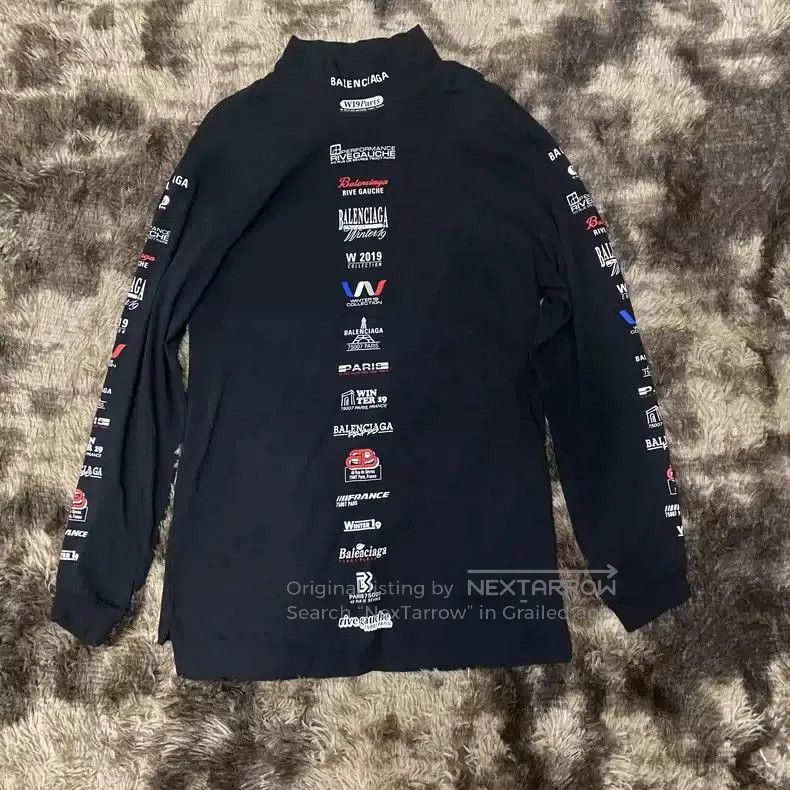 Balenciaga Balenciaga racing suit full of printed string logo high nec Size US M / EU 48-50 / 2 - 2 Thumbnail