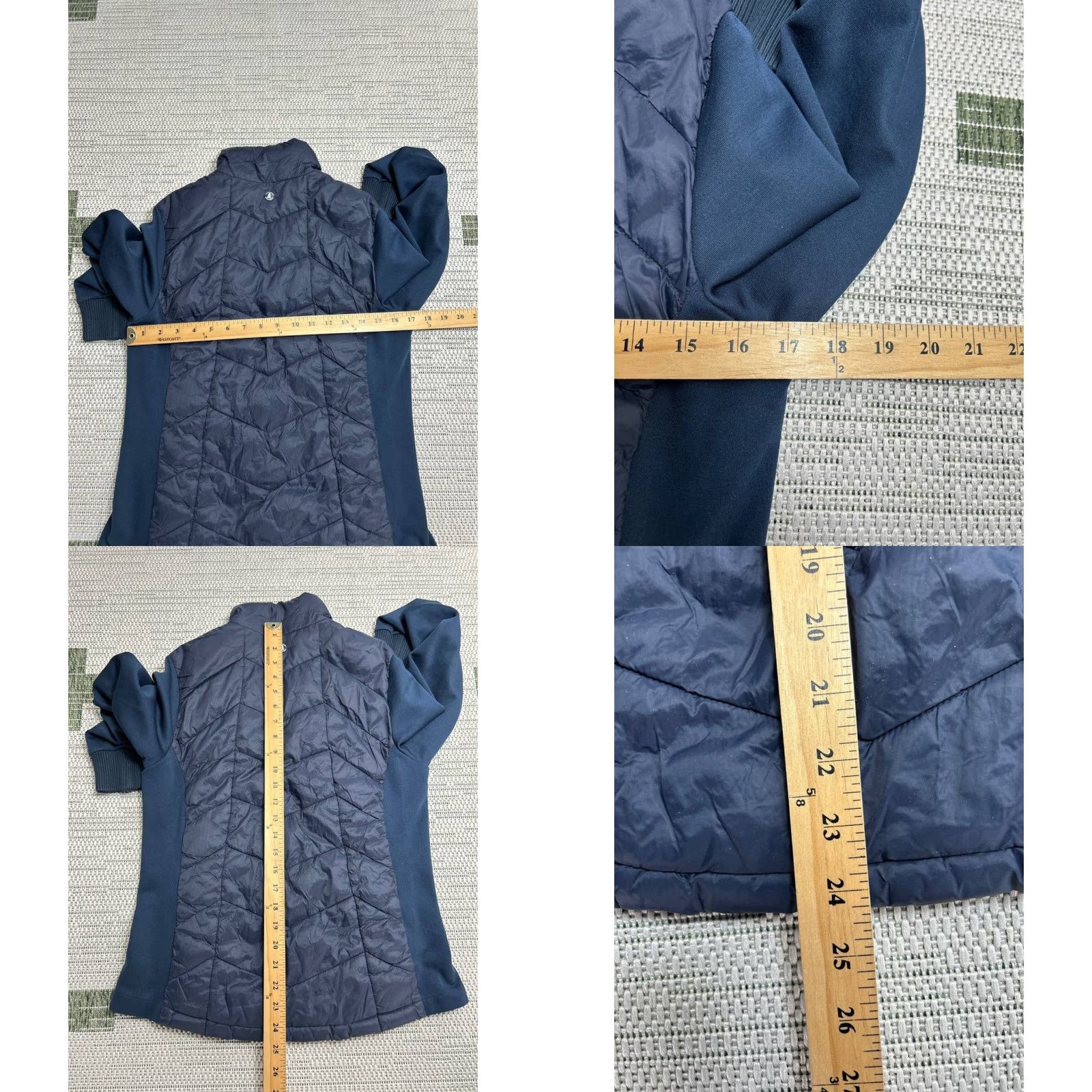 Barbour Barbour Winifred Sweat Quilted Fibre Down Puffer Jacket Womens 6 Blue Insulated Jacket Size M / US 6-8 / IT 42-44 - 8 Thumbnail
