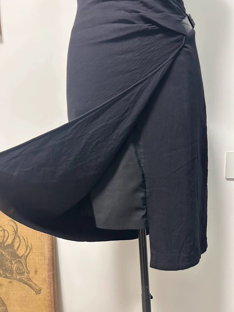 Helmut Lang HELMUT LANG size2 Layered cowhide slanted front dress Size M / US 6-8 / IT 42-44 - 4 Thumbnail