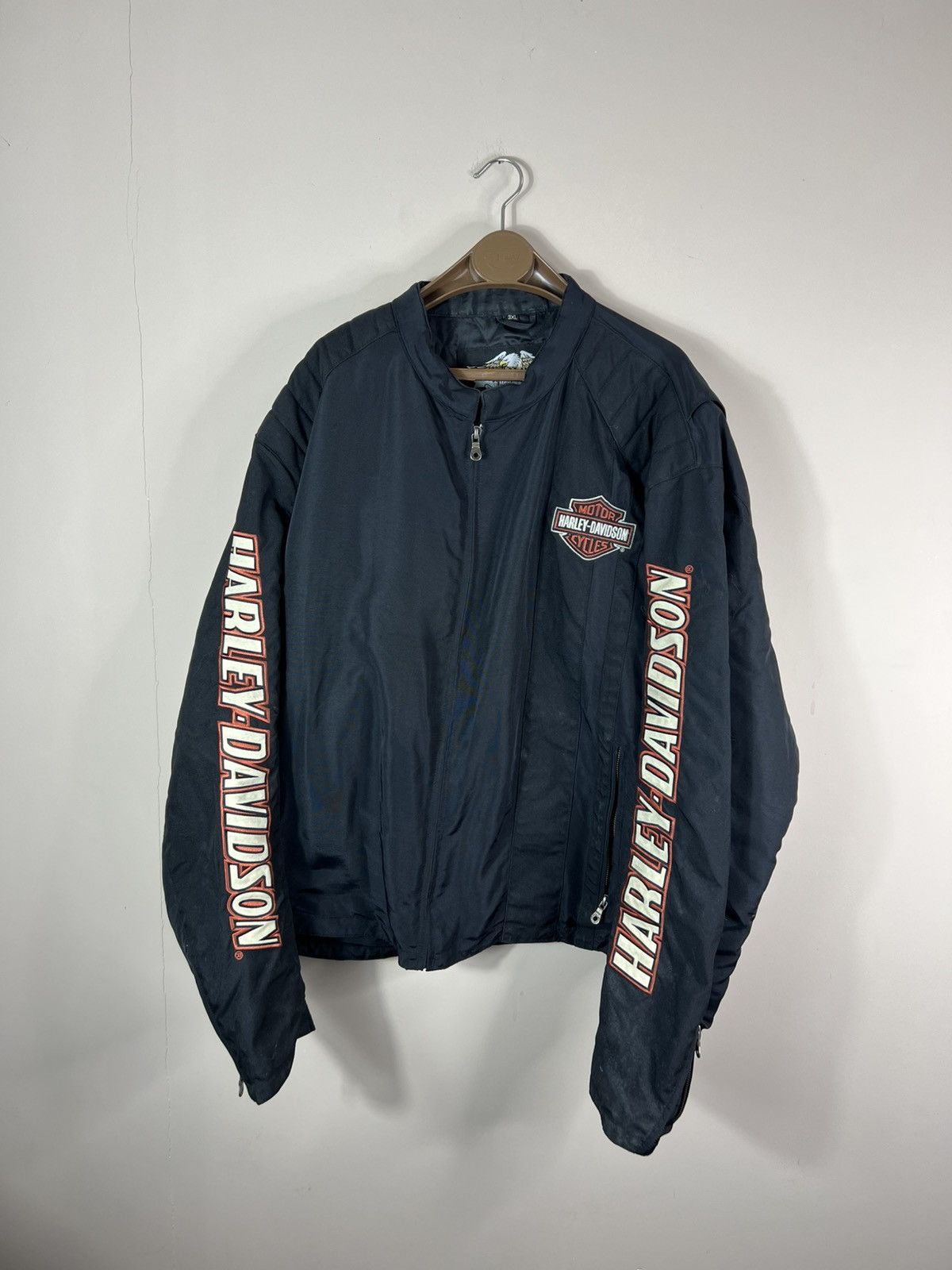 Harley Davidson 🔥VINTAGE HARLEY DAVIDSON BIG LOGO MOTORHEAD JACKET Size US L / EU 52-54 / 3 - 1 Thumbnail