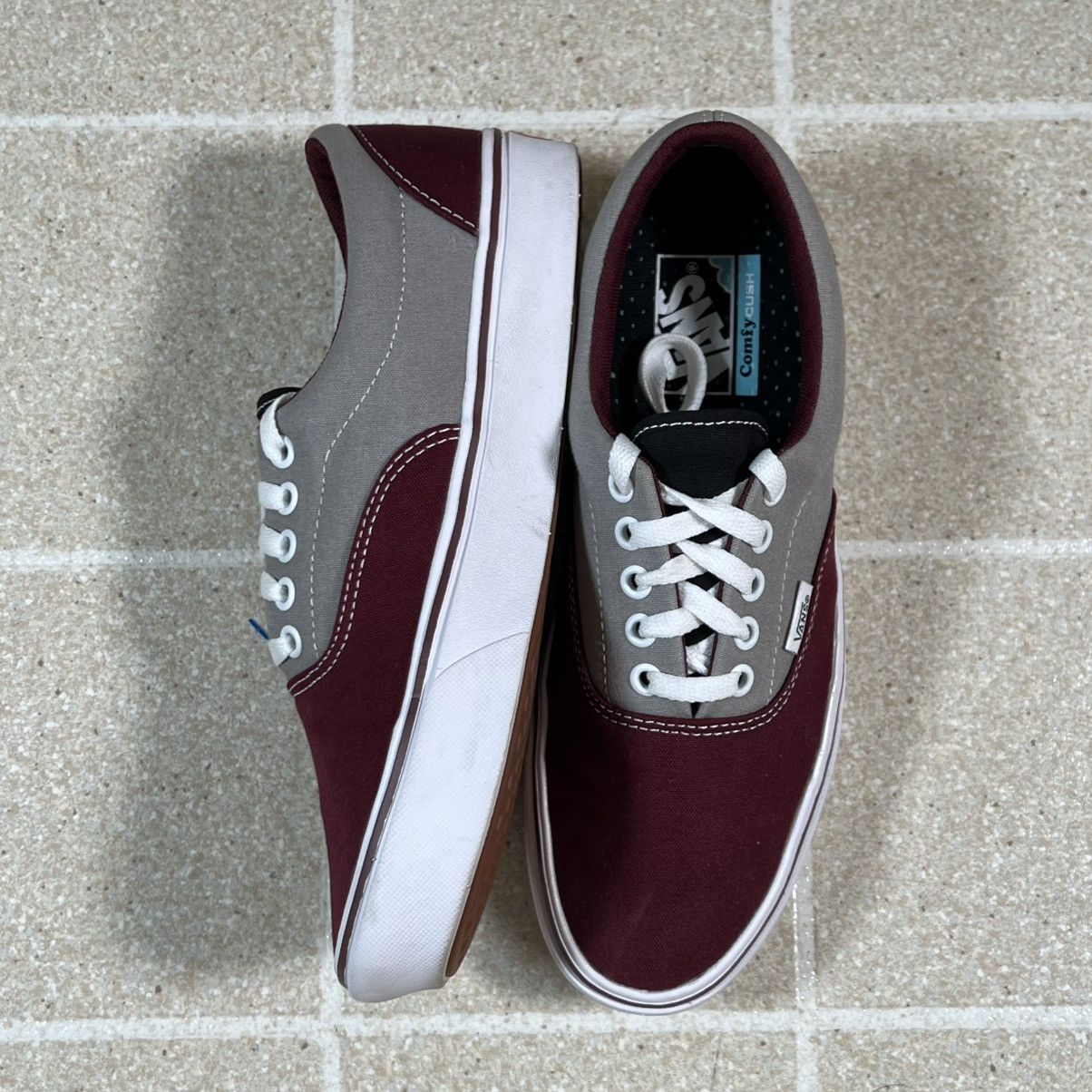 Vans VANS Comfycush Era Unisex Canvas Gray and Burgundy Size 7.5 Size US 7.5 / EU 40-41 - 4 Thumbnail