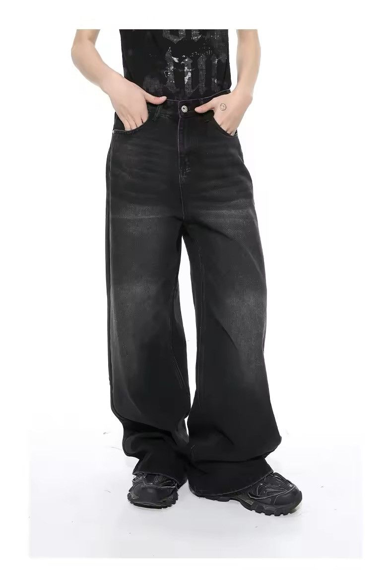 Japanese Brand × Jean Gradient Color Wide Leg Pant Size US 32 / EU 48 - 3 Thumbnail