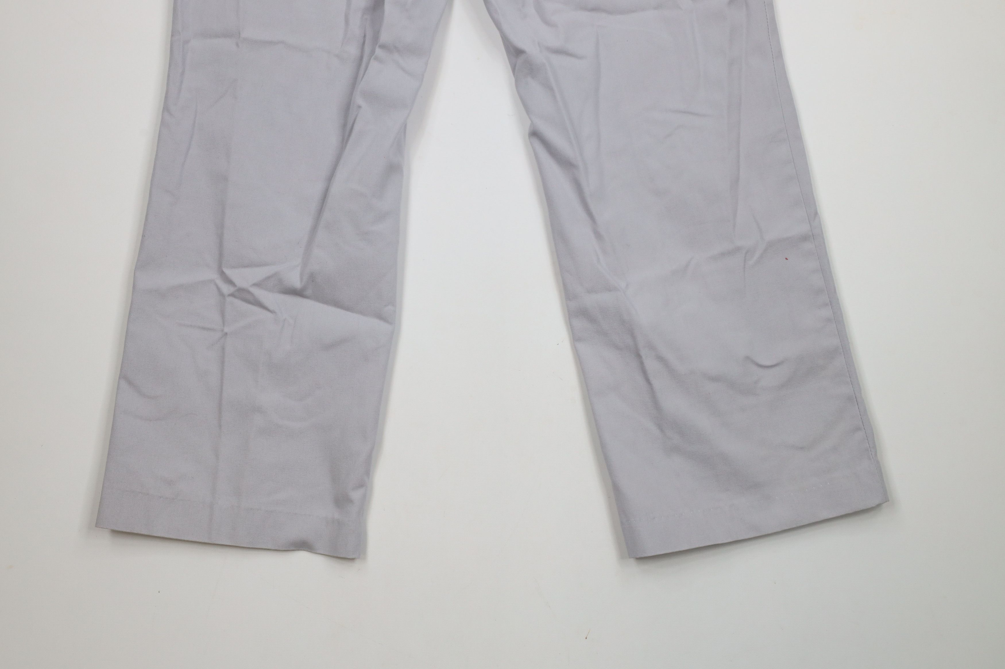 Vintage Vintage 70s Streetwear Wide Leg Chino Pants Trousers Gray Size US 34 / EU 50 - 13 Thumbnail