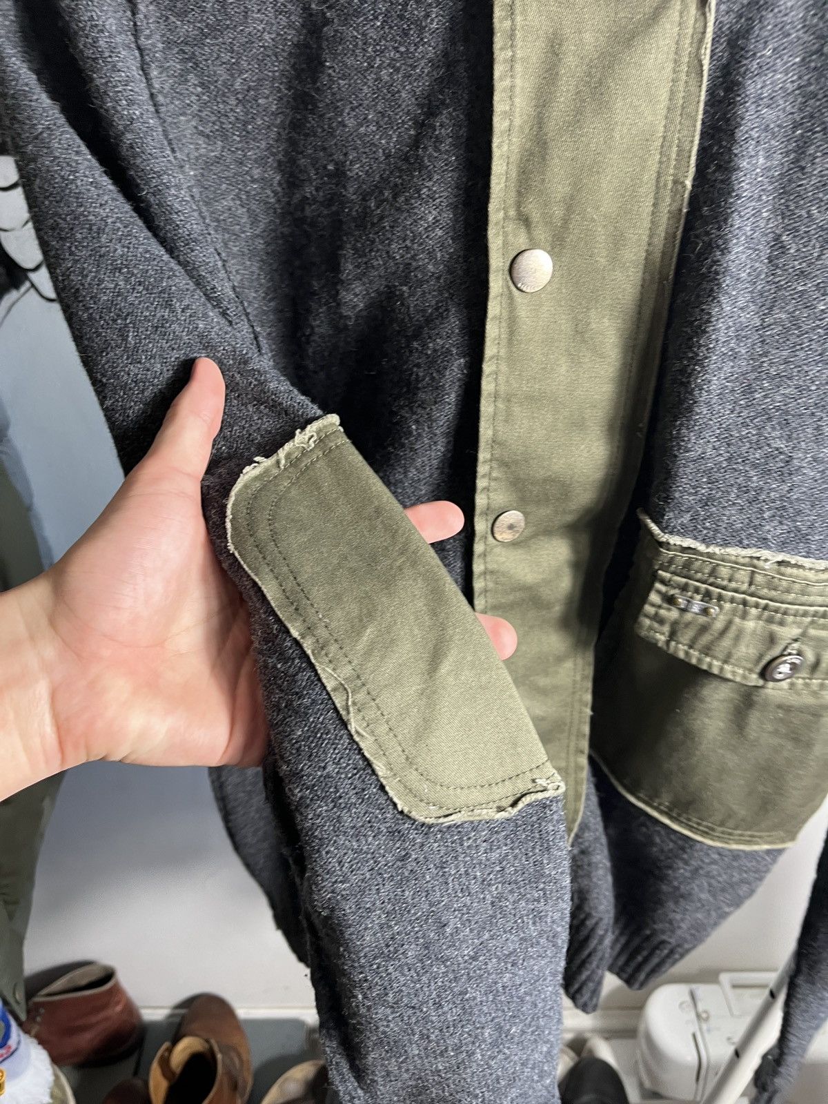 Diesel DIESEL WOOL MILITARY SWEATER ZIP UP Size US L / EU 52-54 / 3 - 10 Thumbnail