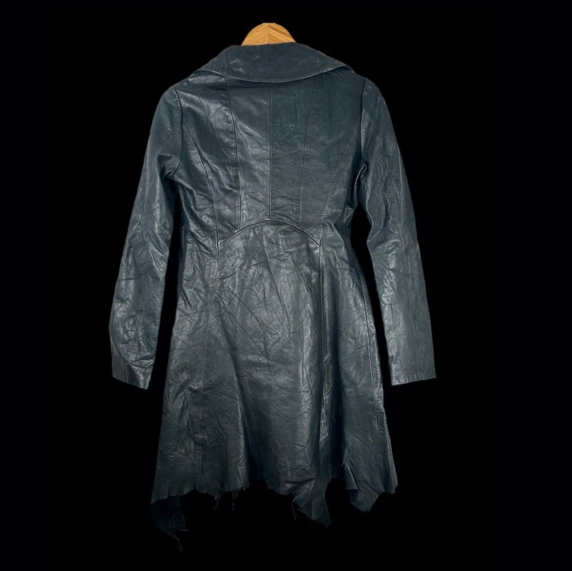 Yasuyuki Ishii Yasuyuki Ishii 90’s Asymmetric Double Leather Coat Size US S / EU 44-46 / 1 - 4 Thumbnail