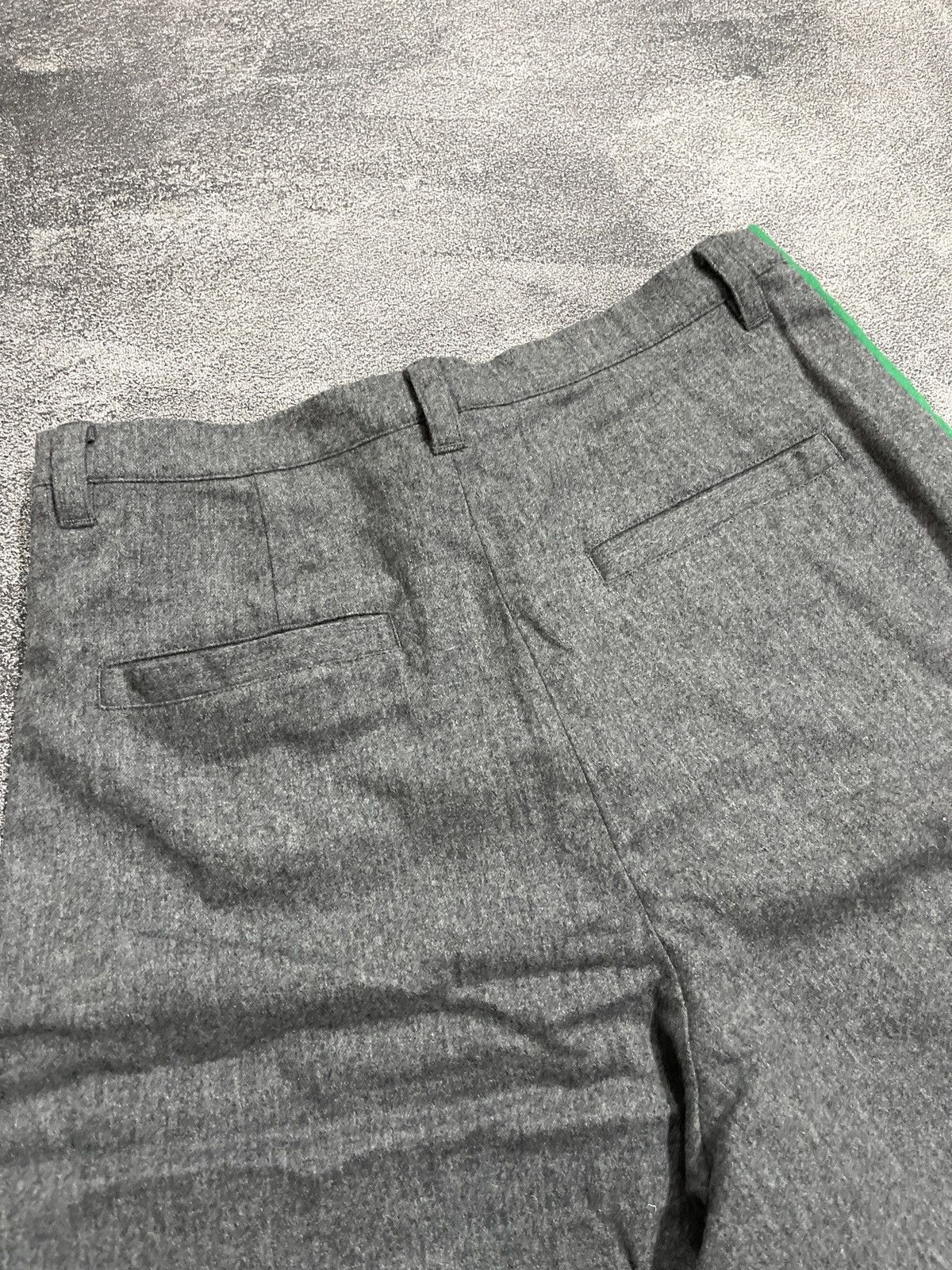 Issey Miyake Rare Wool Pants Tsumori Chisato reconstructed midi skirt Size 29" - 6 Thumbnail