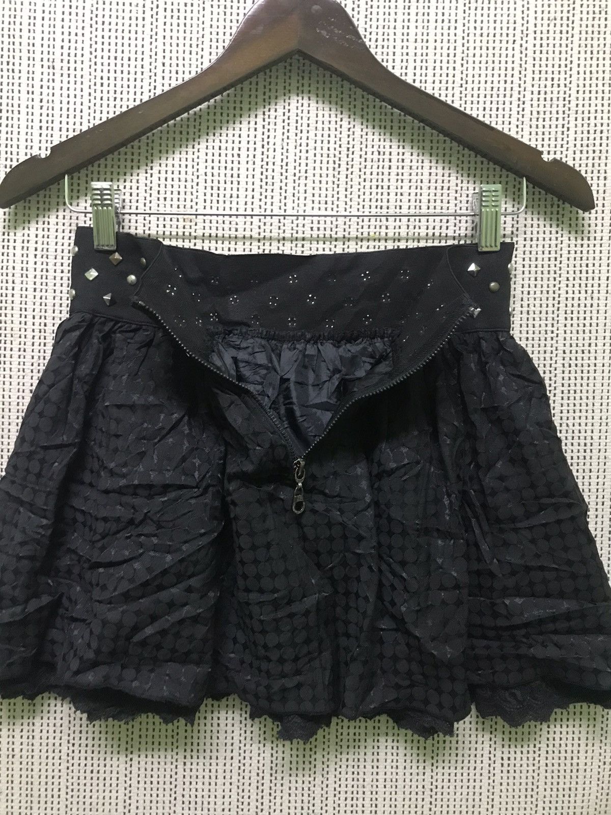 Japanese Brand CECIL McBEE MINI SKIRT PUNK VERY RARE Size 25" / US 0 / IT 36 - 6 Thumbnail