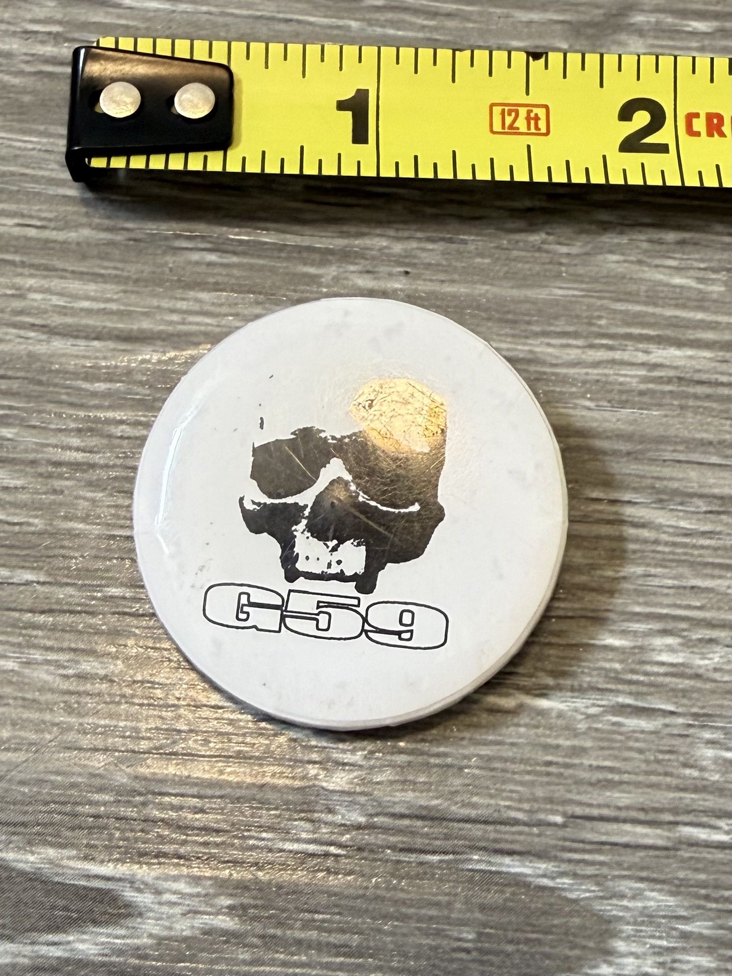 G59 Records G59 Skull Logo Pin 💀 AUTHENTIC Size ONE SIZE - 1 Thumbnail