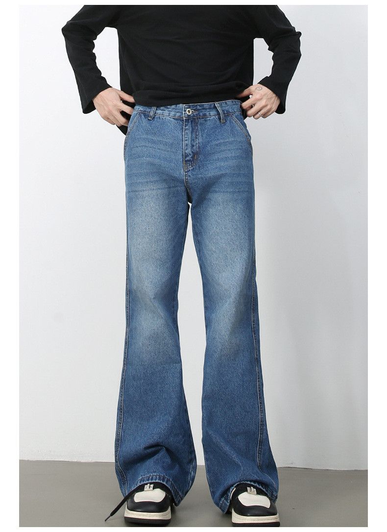 Japanese Brand American retro washed flared jeans for men Size US 32 / EU 48 - 2 Thumbnail