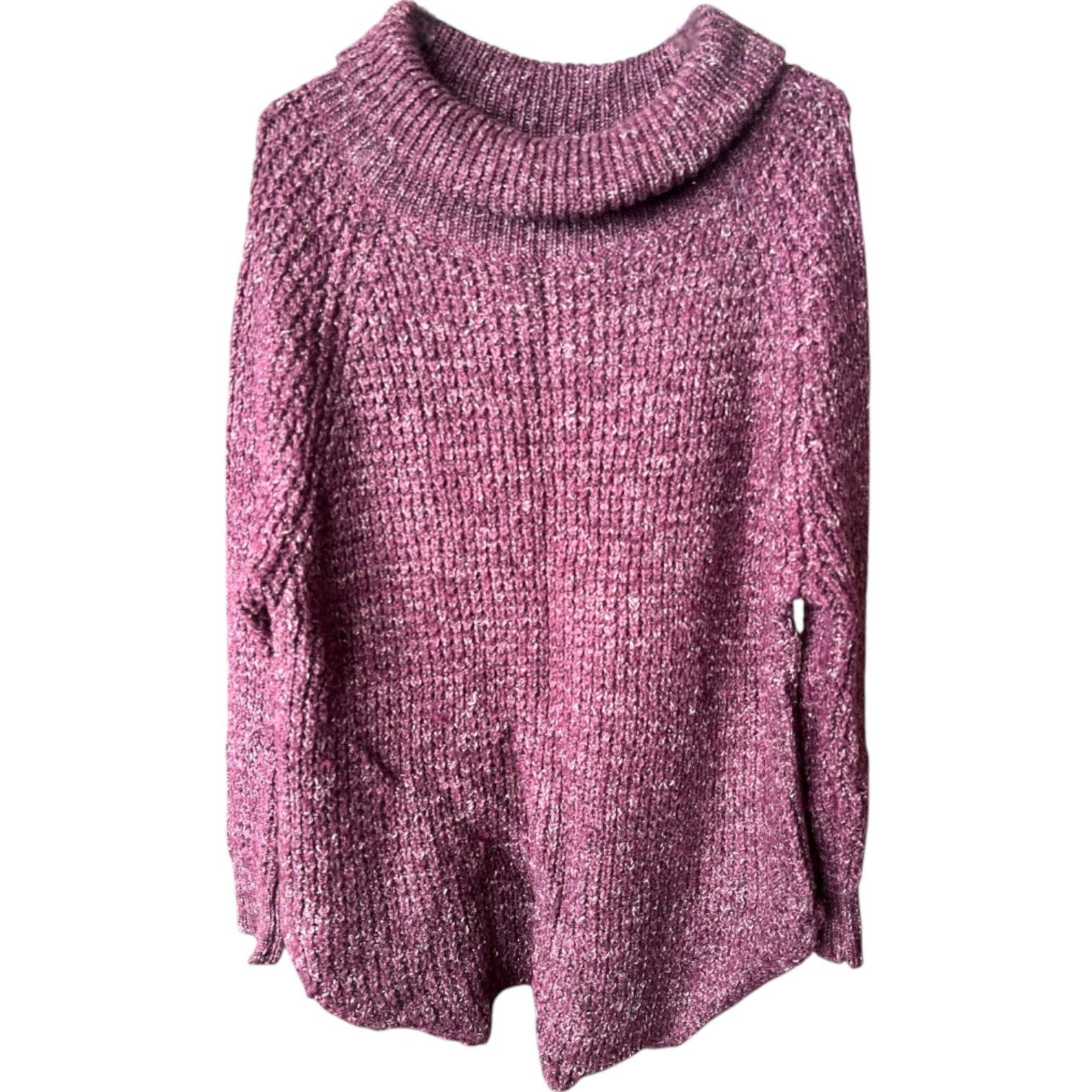 Free People Free People Purple Turtleneck Pullover Knit Sweater, S Size S / US 4 / IT 40 - 1 Thumbnail
