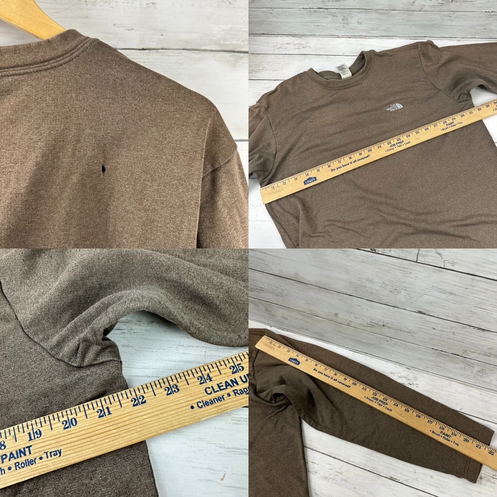 The North Face VINTAGE The North Face Long Sleeve T-Shirt Mens Medium Crew Neck Brown Outdoor 2000s Size US M / EU 48-50 / 2 - 8 Thumbnail