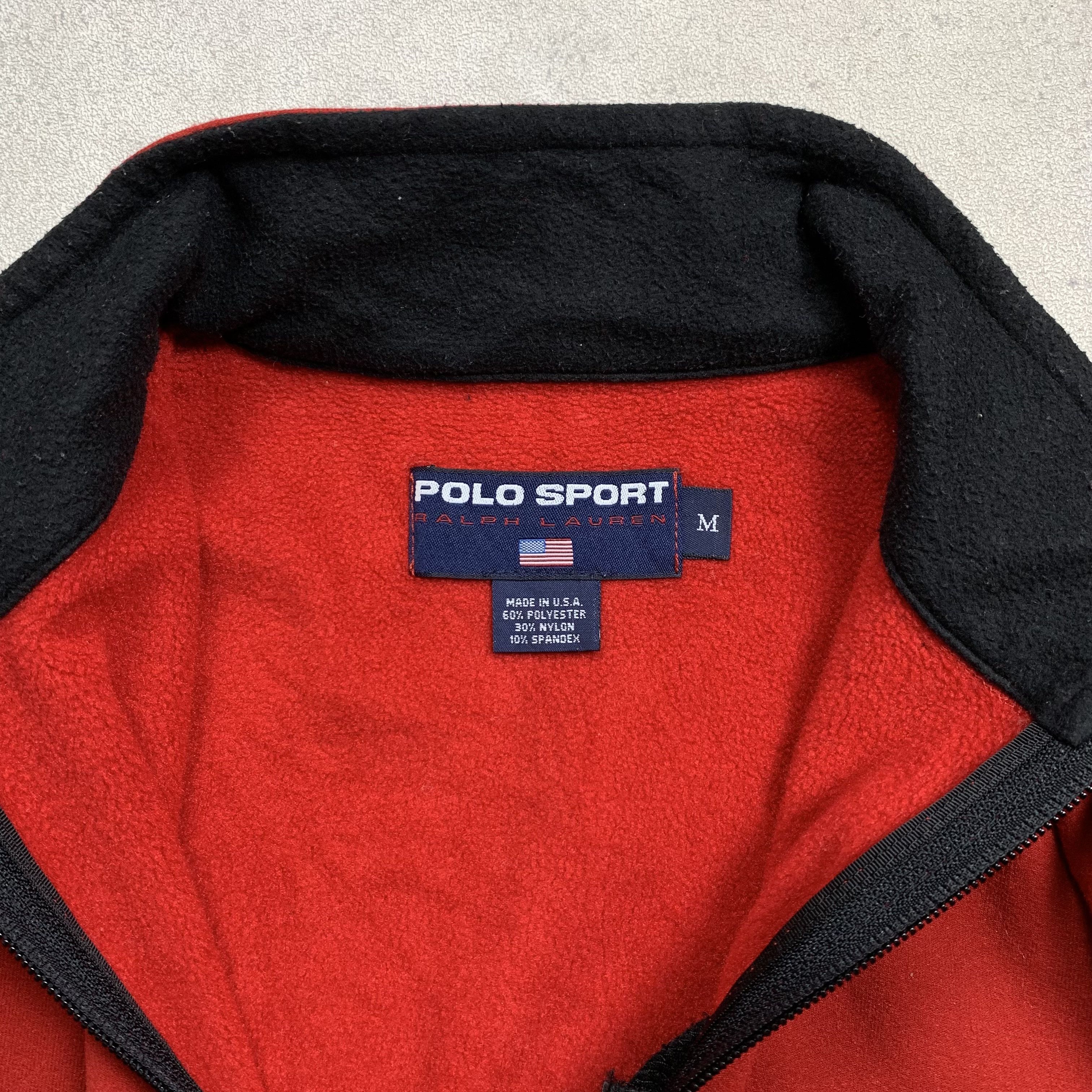 Polo Ralph Lauren Vintage Polo Sport Ralph Lauren Fleece Jacket Size M / US 6-8 / IT 42-44 - 4 Thumbnail